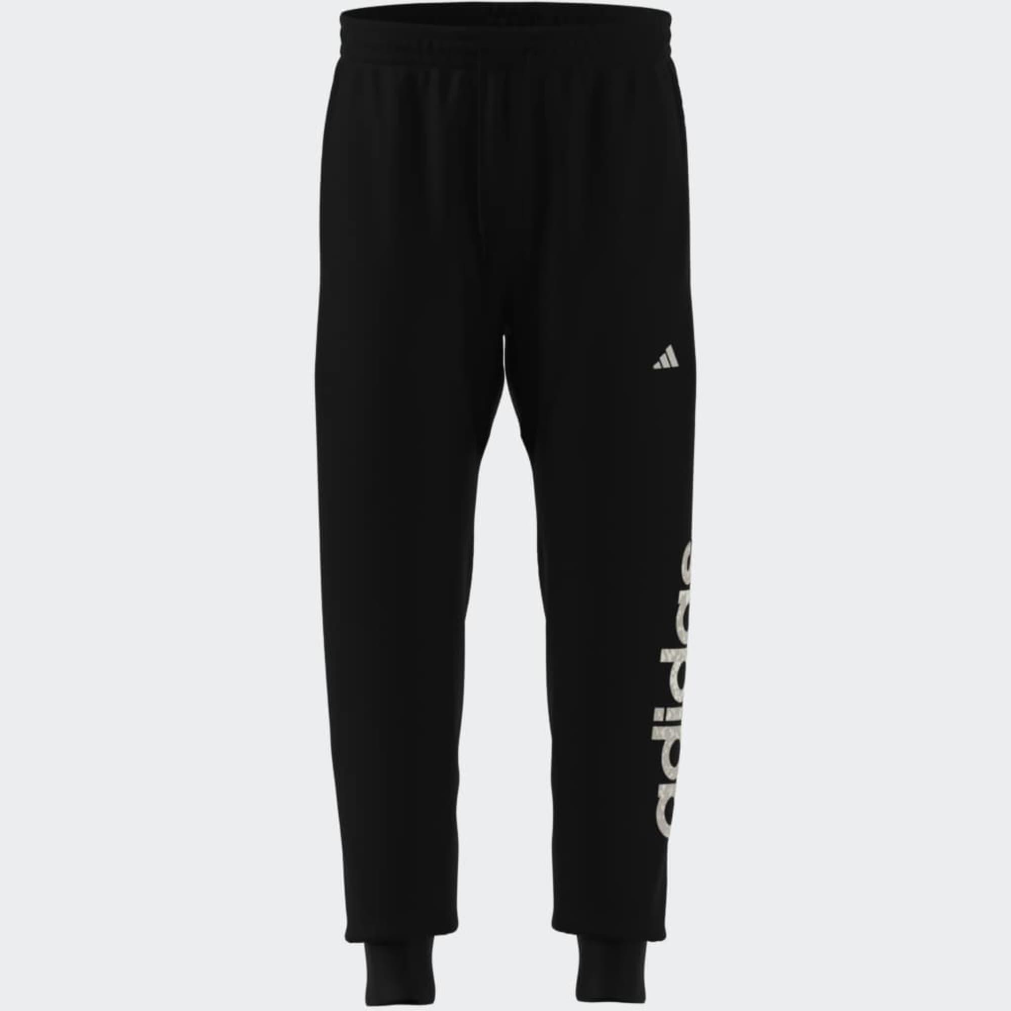 Jogginghose Herren Fitness, Schwarz 7/10