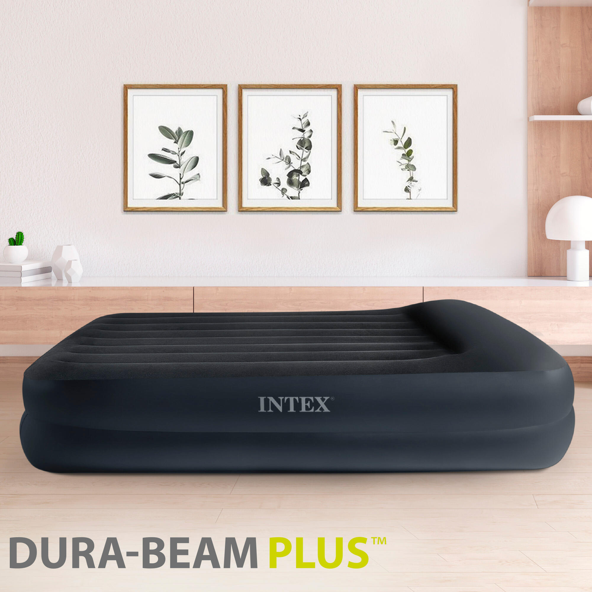 Colchón hinchable INTEX doble Talla M Dura-Beam Plus Pillow Rest Raised - CD 4/4