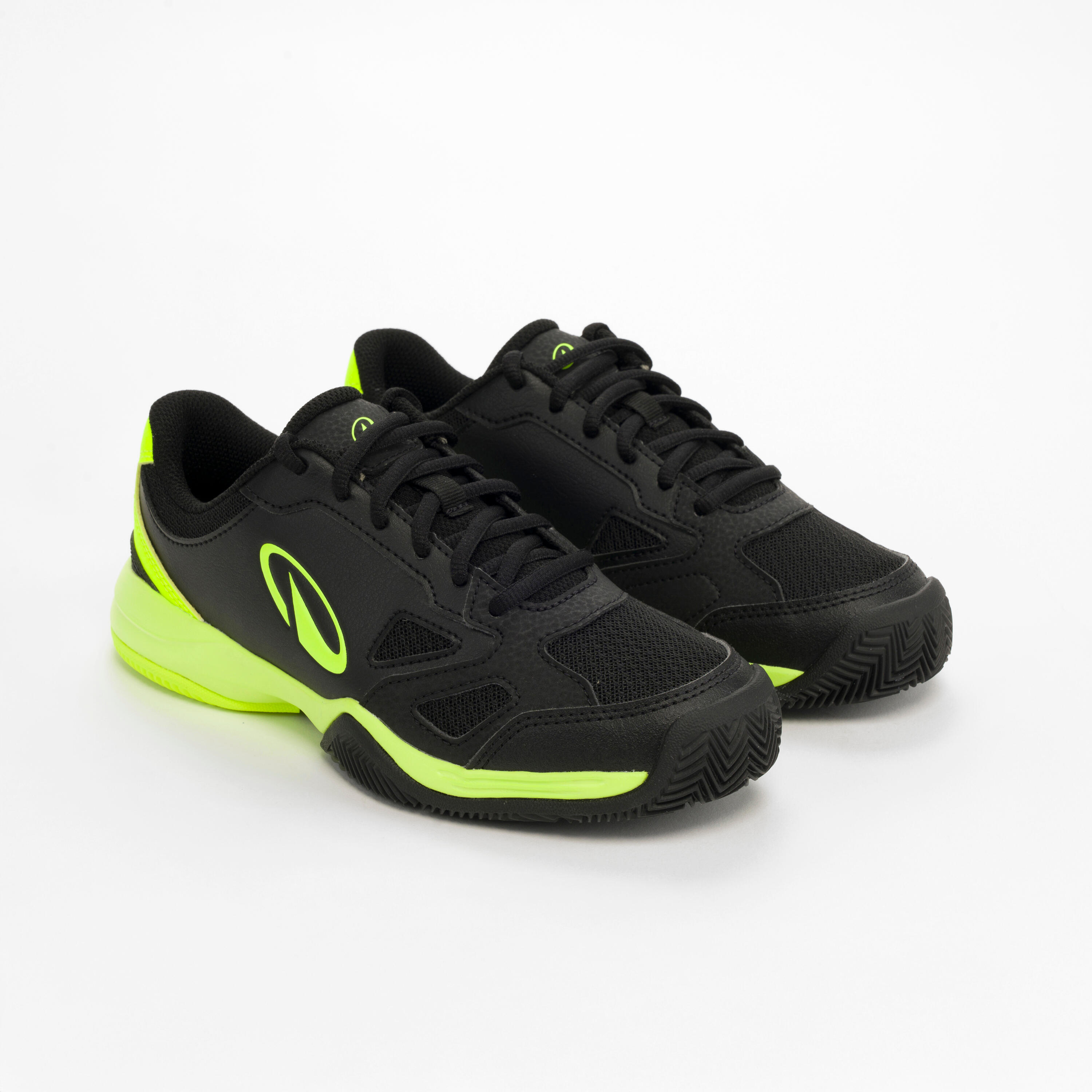 Scarpe padel bambino PS 500 nero-giallo 2/7