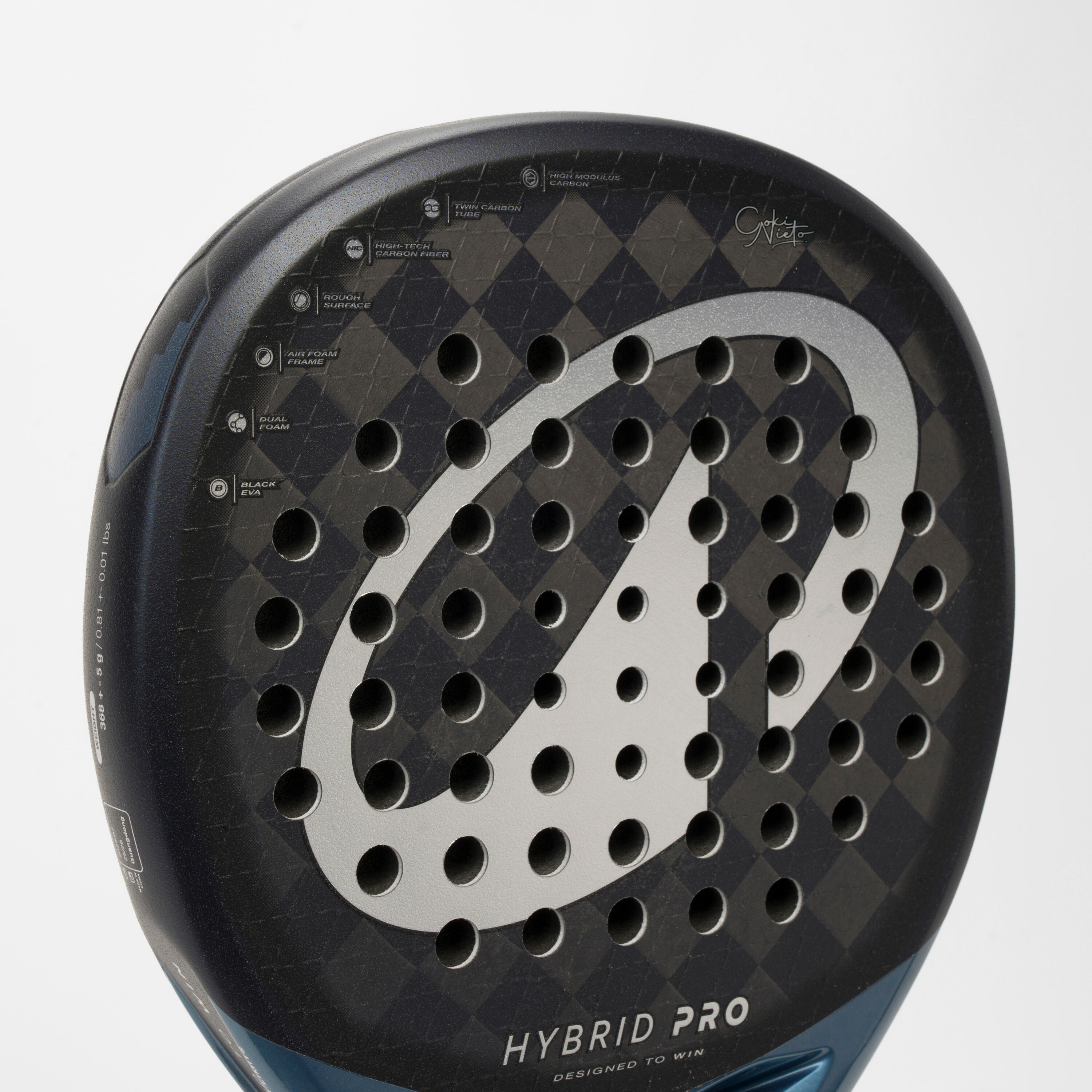 Pala de pádel Kuikma Hybrid Pro Coki Nieto 9/22