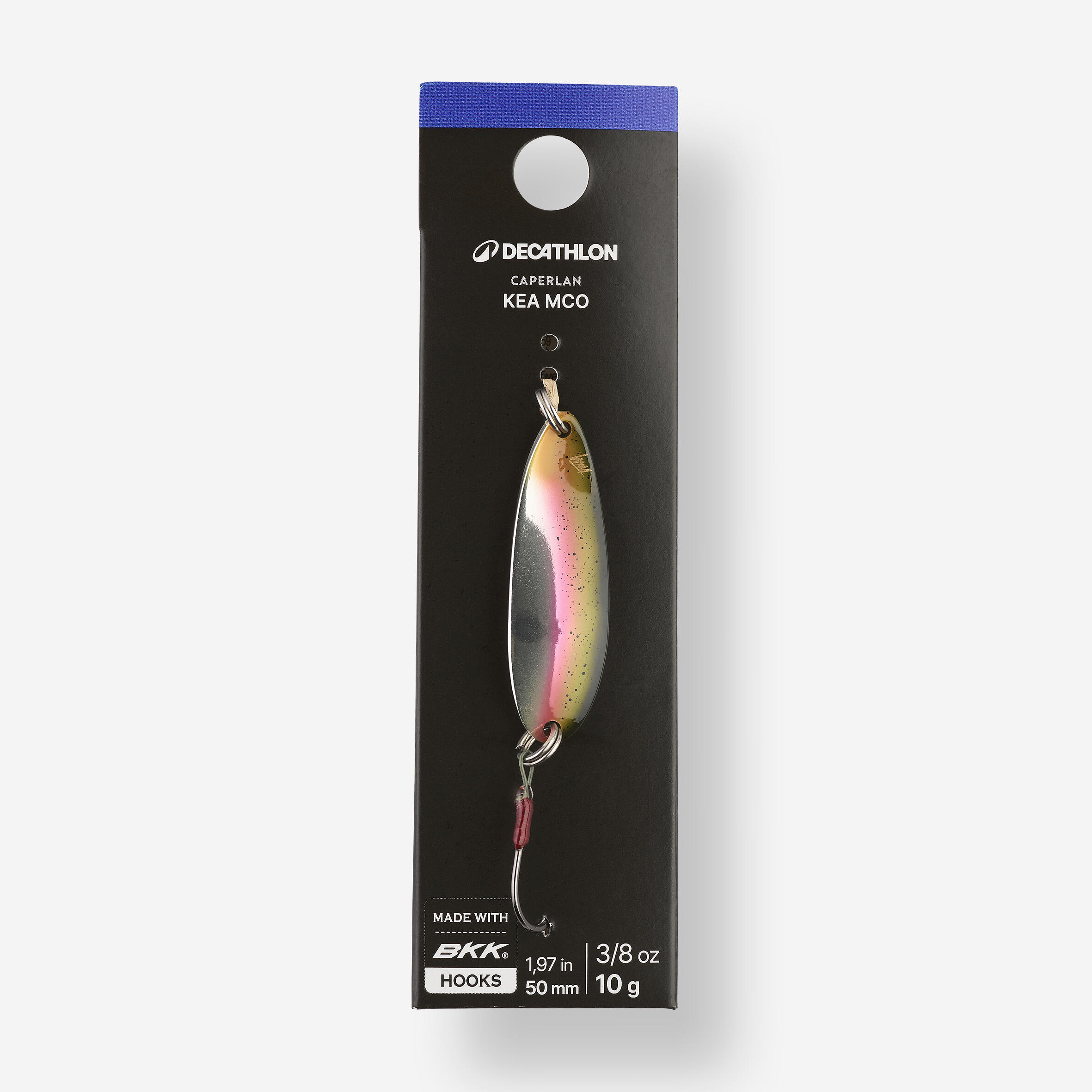MICRO CUILLER ONDULANTE TRUITE KEA MCO 5CM 10GR ARC EN CIEL 5/5