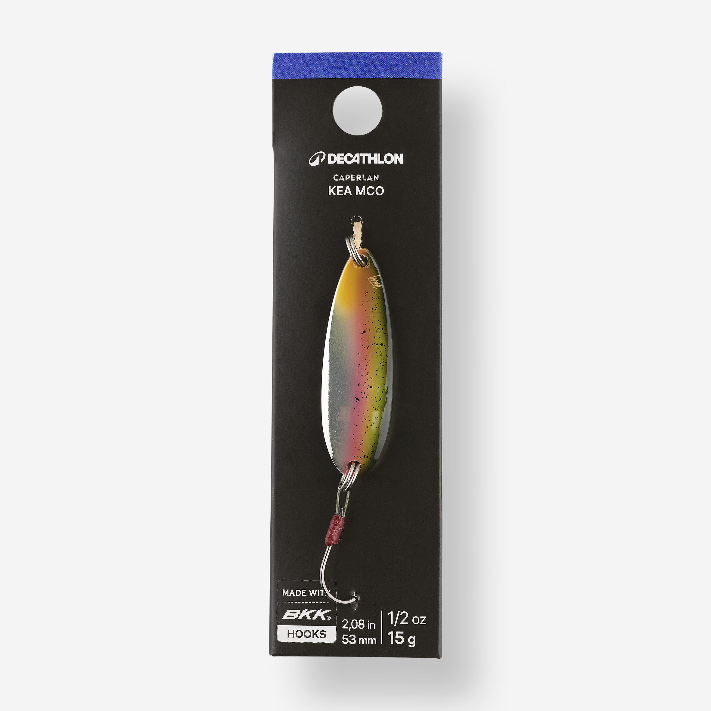 MICRO CUILLER ONDULANTE TRUITE KEA MCO 5,3CM 15GR ARC EN CIEL 5/5