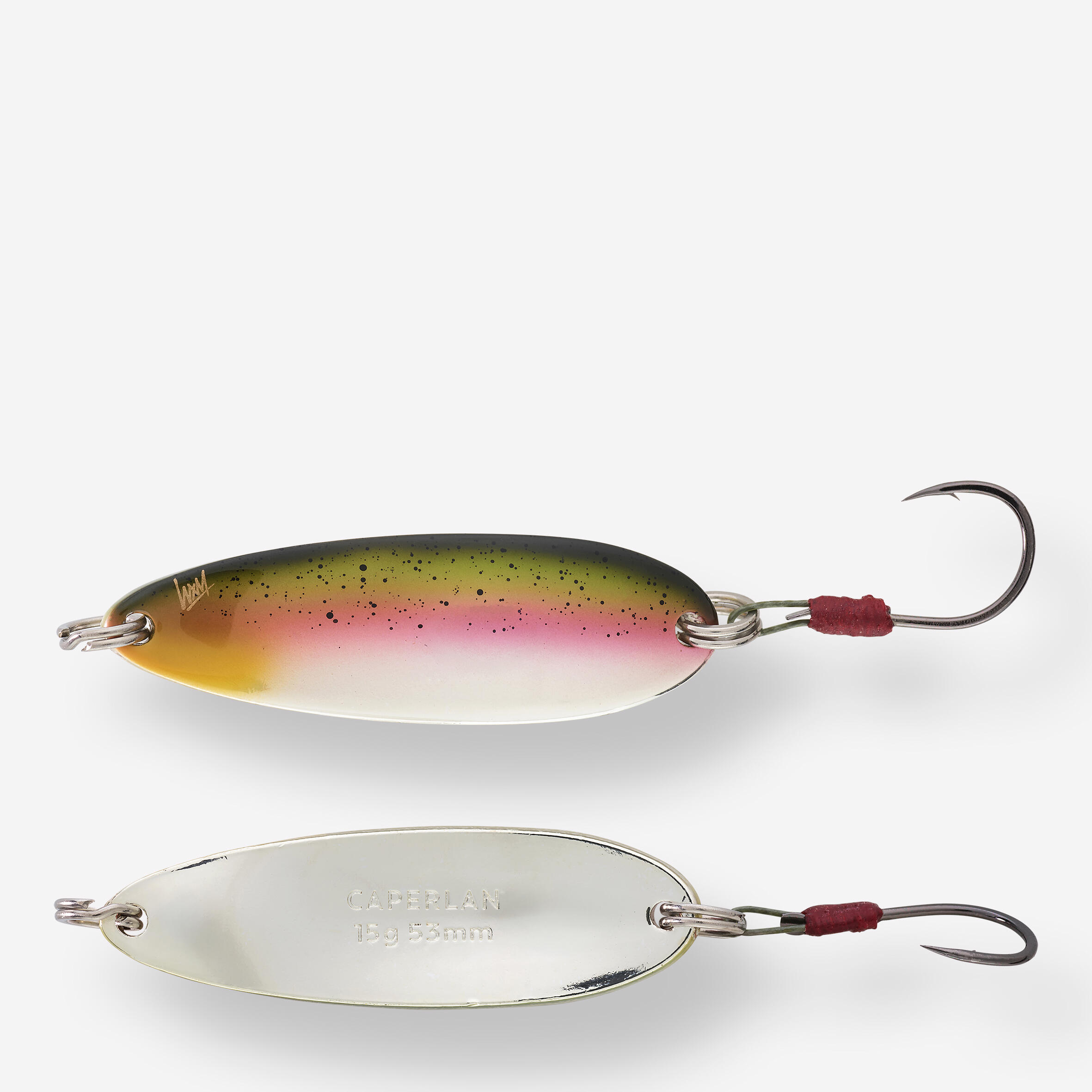 MICRO CUILLER ONDULANTE TRUITE KEA MCO 5,3CM 15GR ARC EN CIEL 4/5