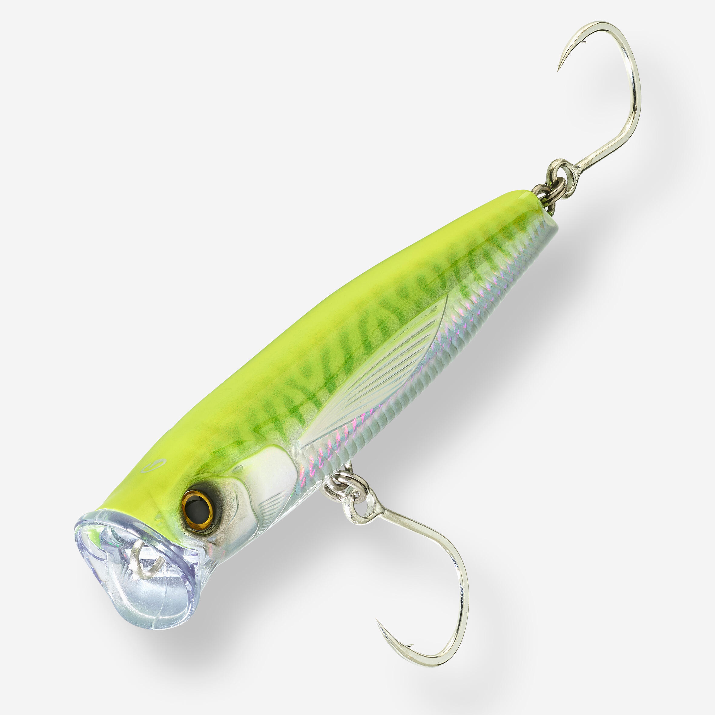 POPPER PECHE AUX THONS EXOFLY POP 150 F JAUNE FLUO 2/10