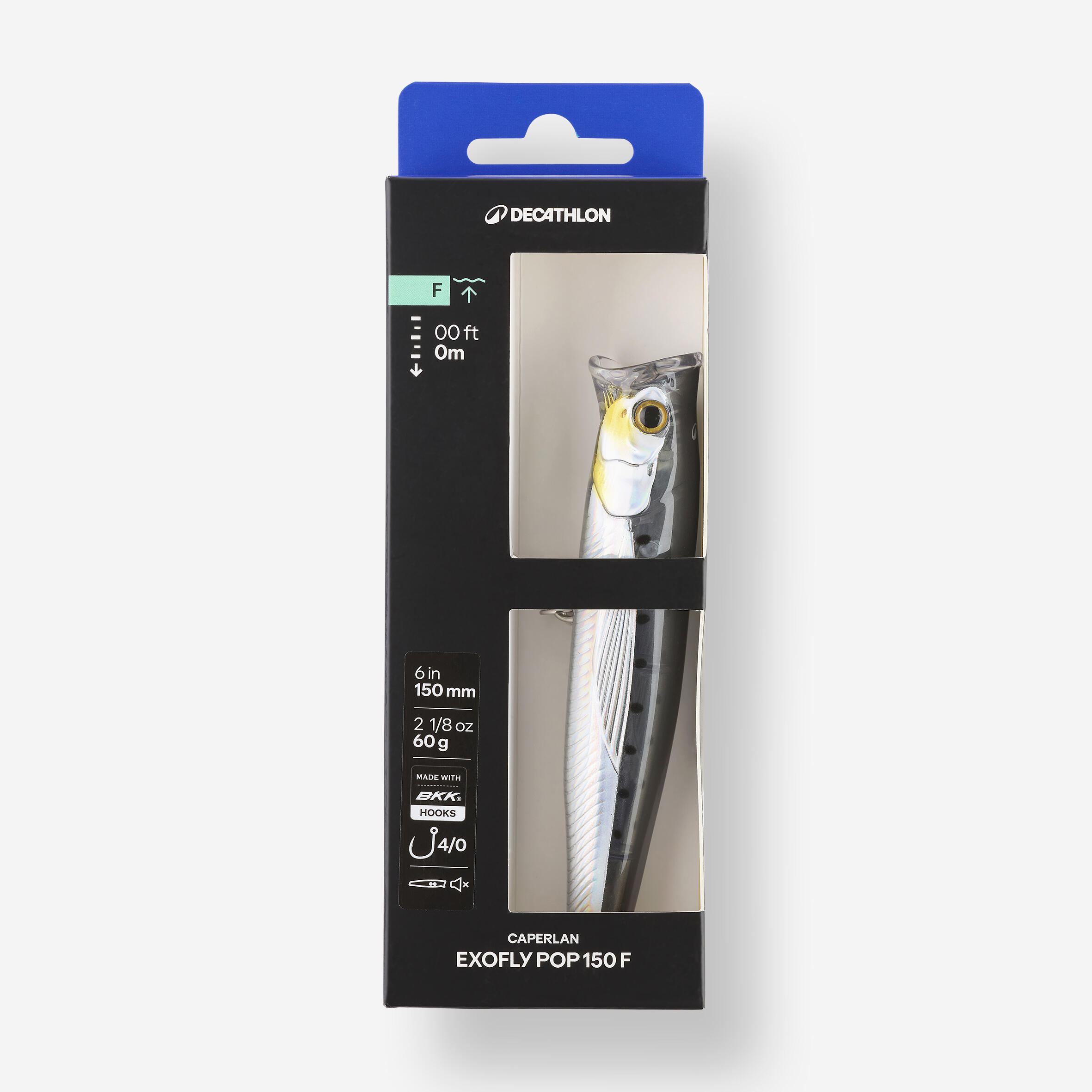 Popper pesca tonno EXOFLY POP 150 F sardina 4/10