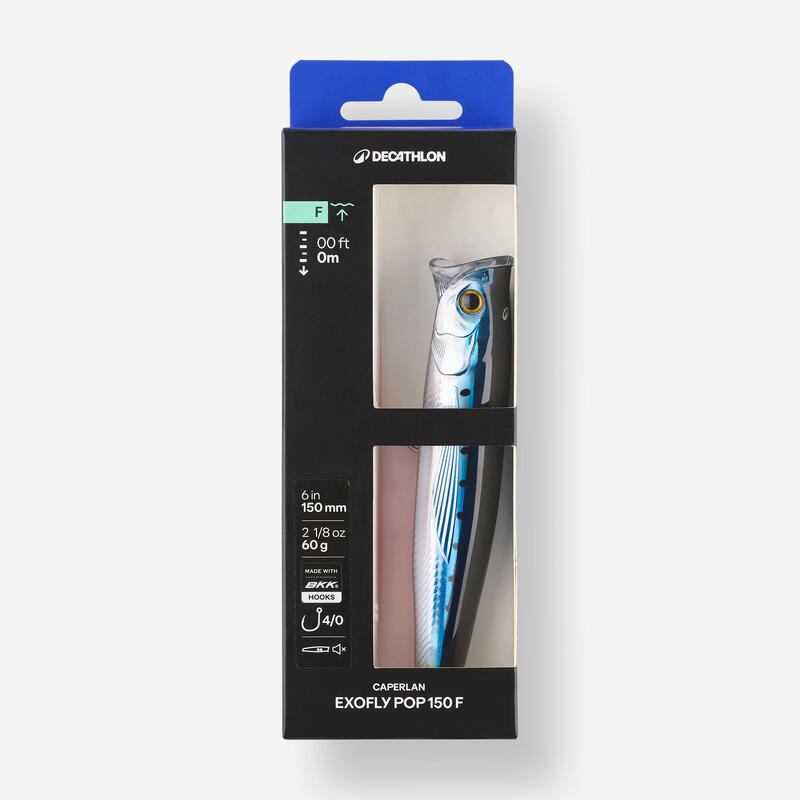 POPPER PESCUIT LA TON EXOFLY POP 150 F IWASHI RED BELLY