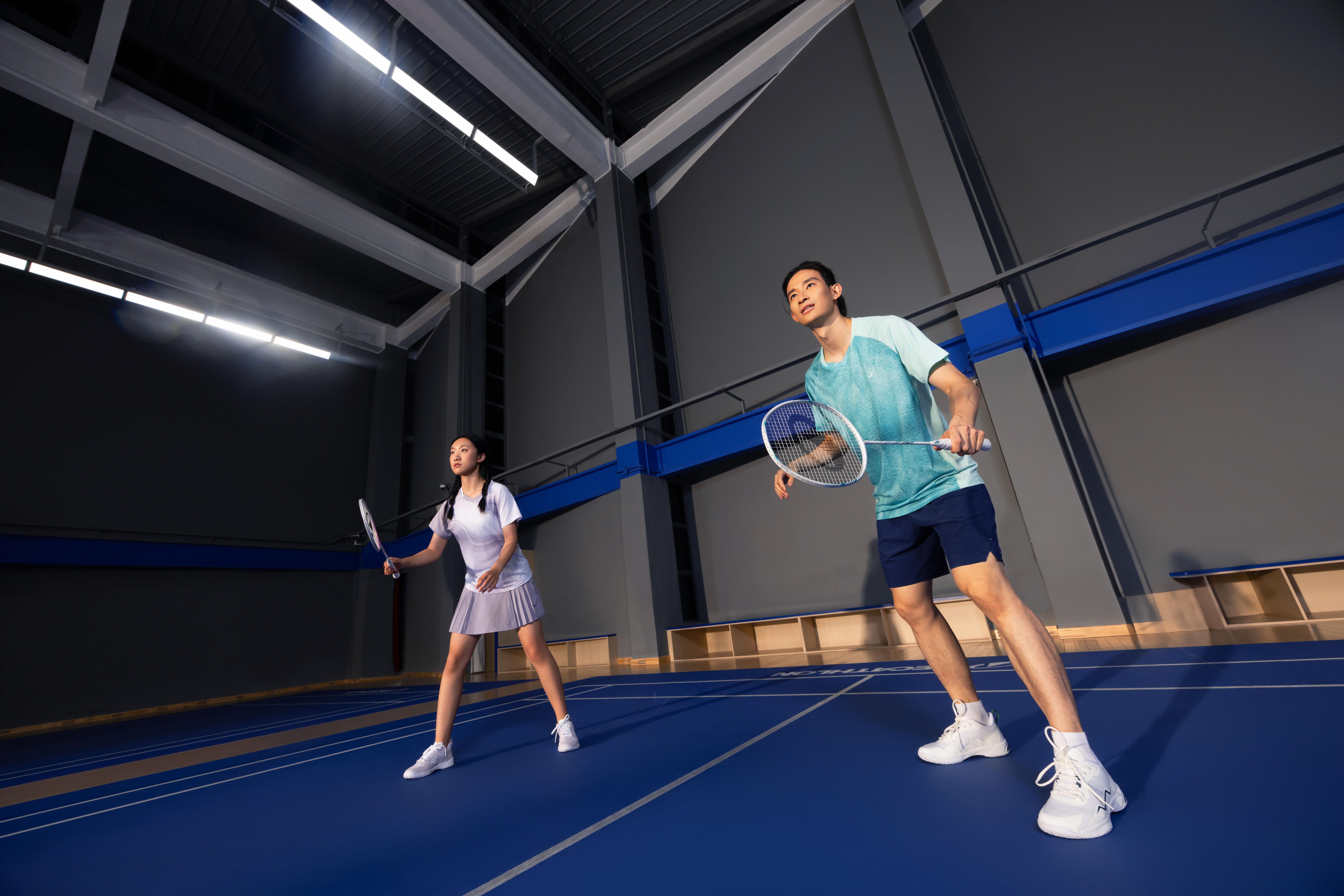 Adult Badminton Racket BR 560 Set Lite  - KUIKMA