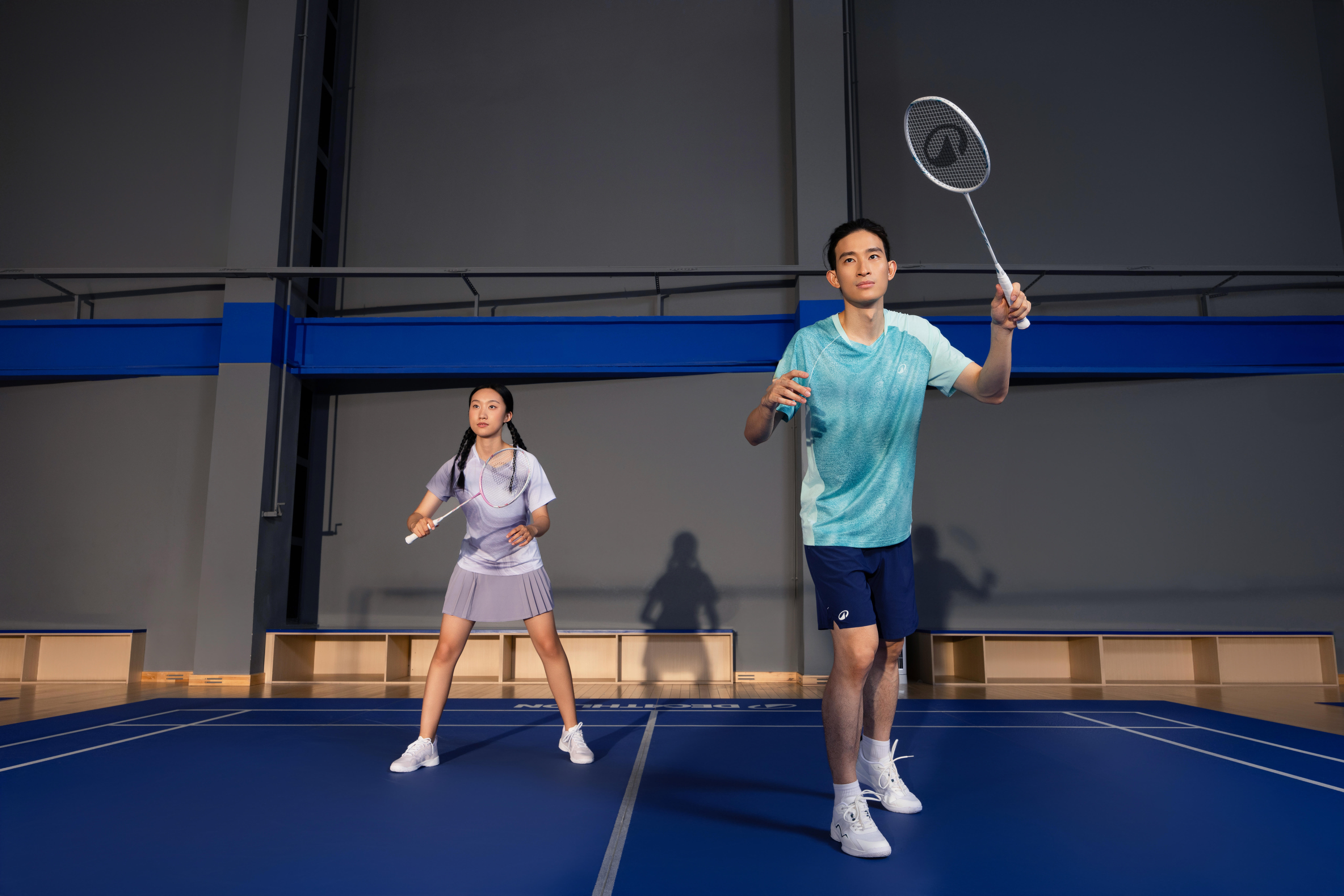 Adult Badminton Racket BR 560 Set Lite  - KUIKMA