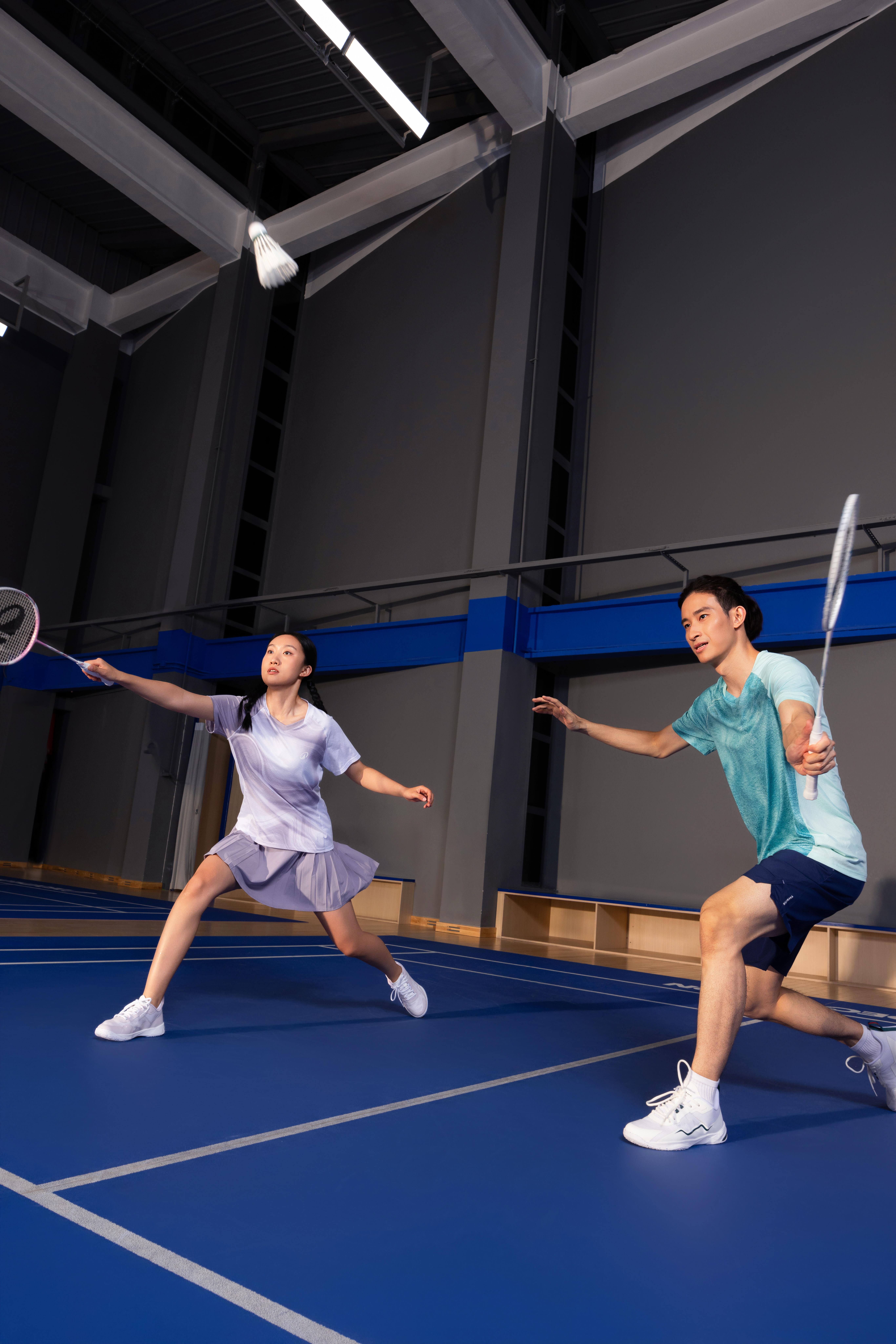 Adult Badminton Racket BR 560 Set Lite  - KUIKMA