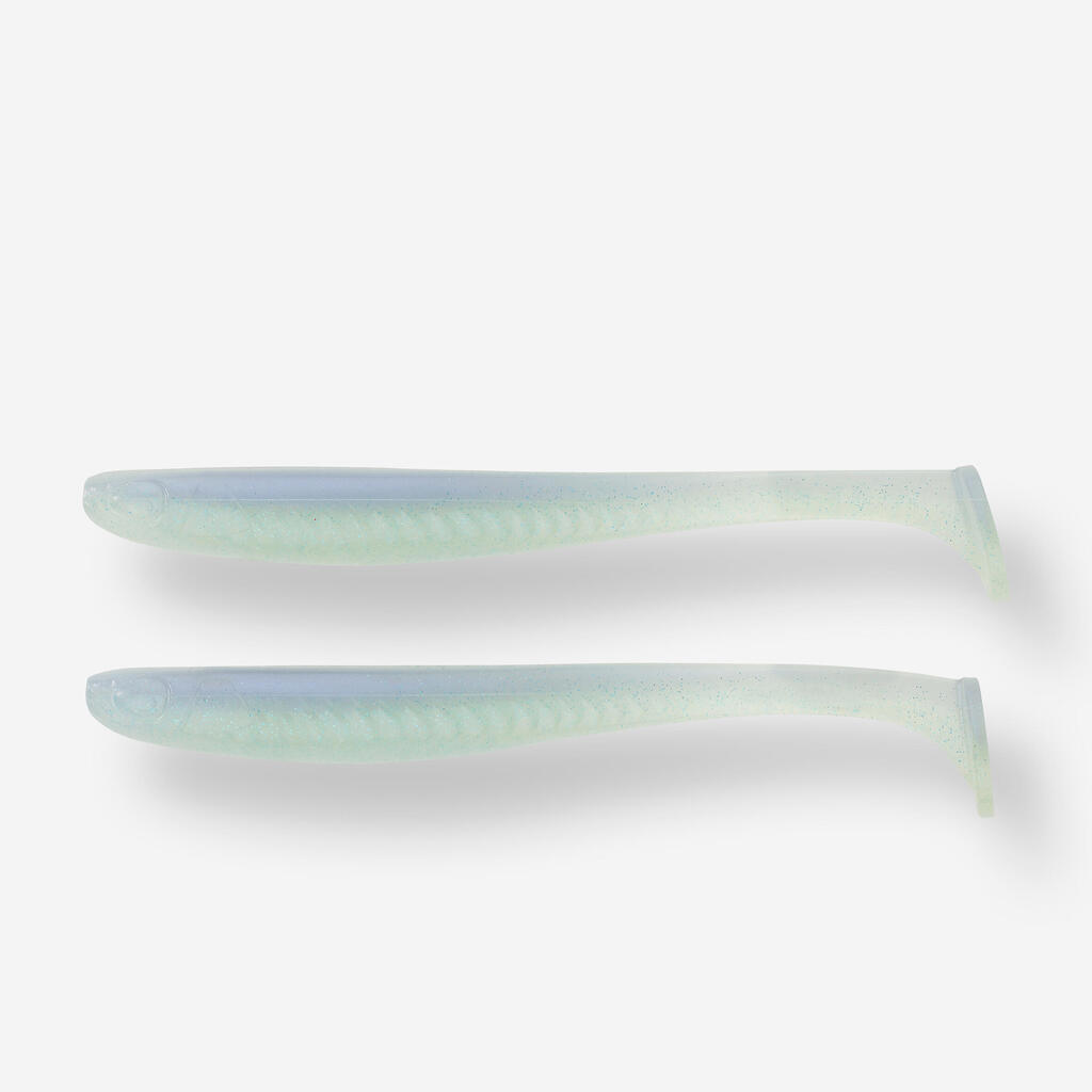 YUBARI FAT SHAD 20 cm – 8” PROZIRNO LJUBIČASTA šed varalica sa atraktantom