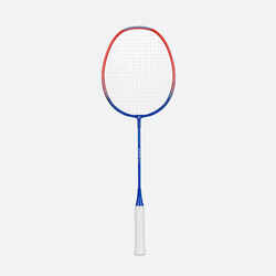 Plavo-crveni dečji aluminijumski reket za badminton BR100 90 g