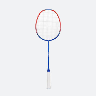 Badmintonracket voor kinderen br100 aluminium blauw rood 90 g