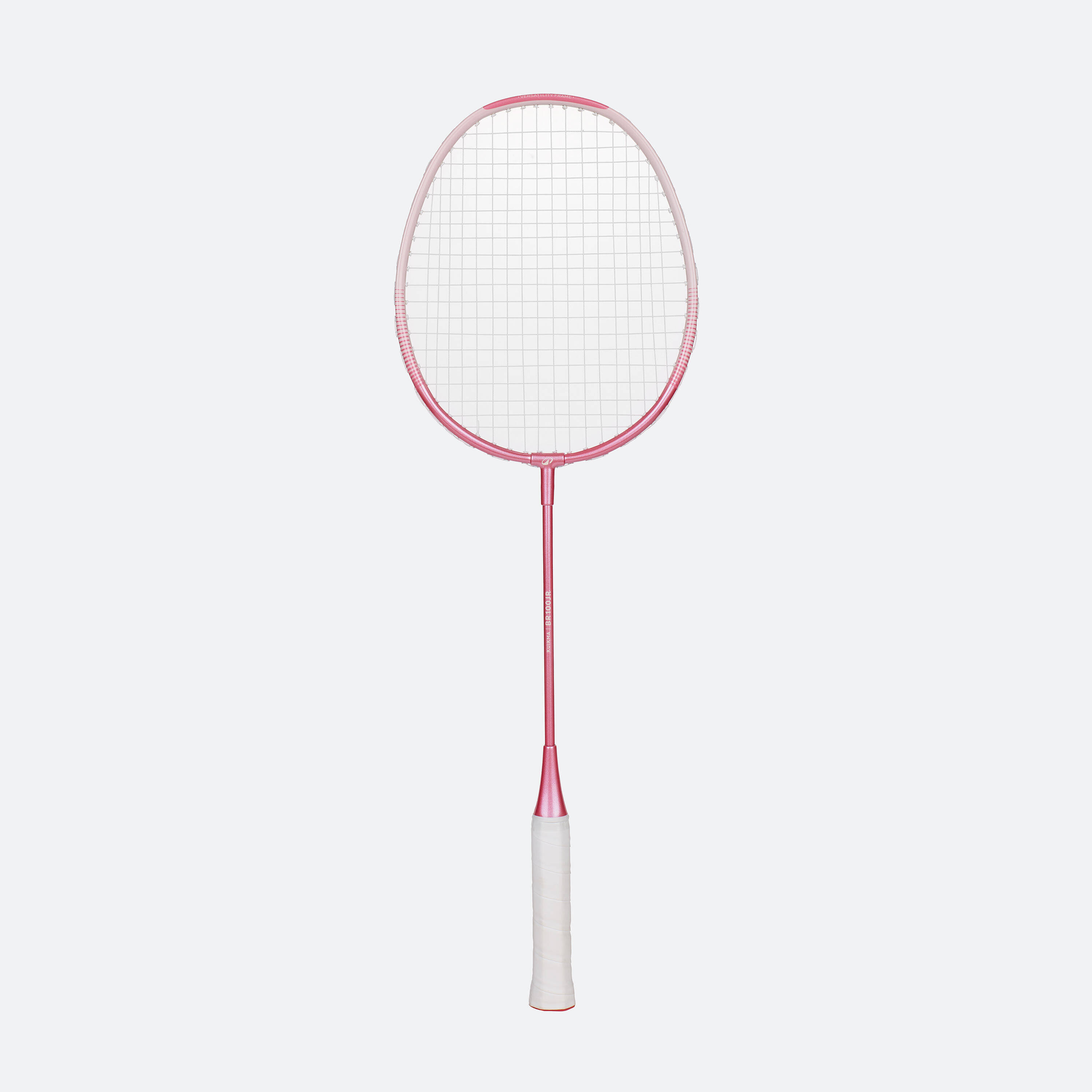 Kids Badminton Racket 90g Aluminium BR100 PINK -  1