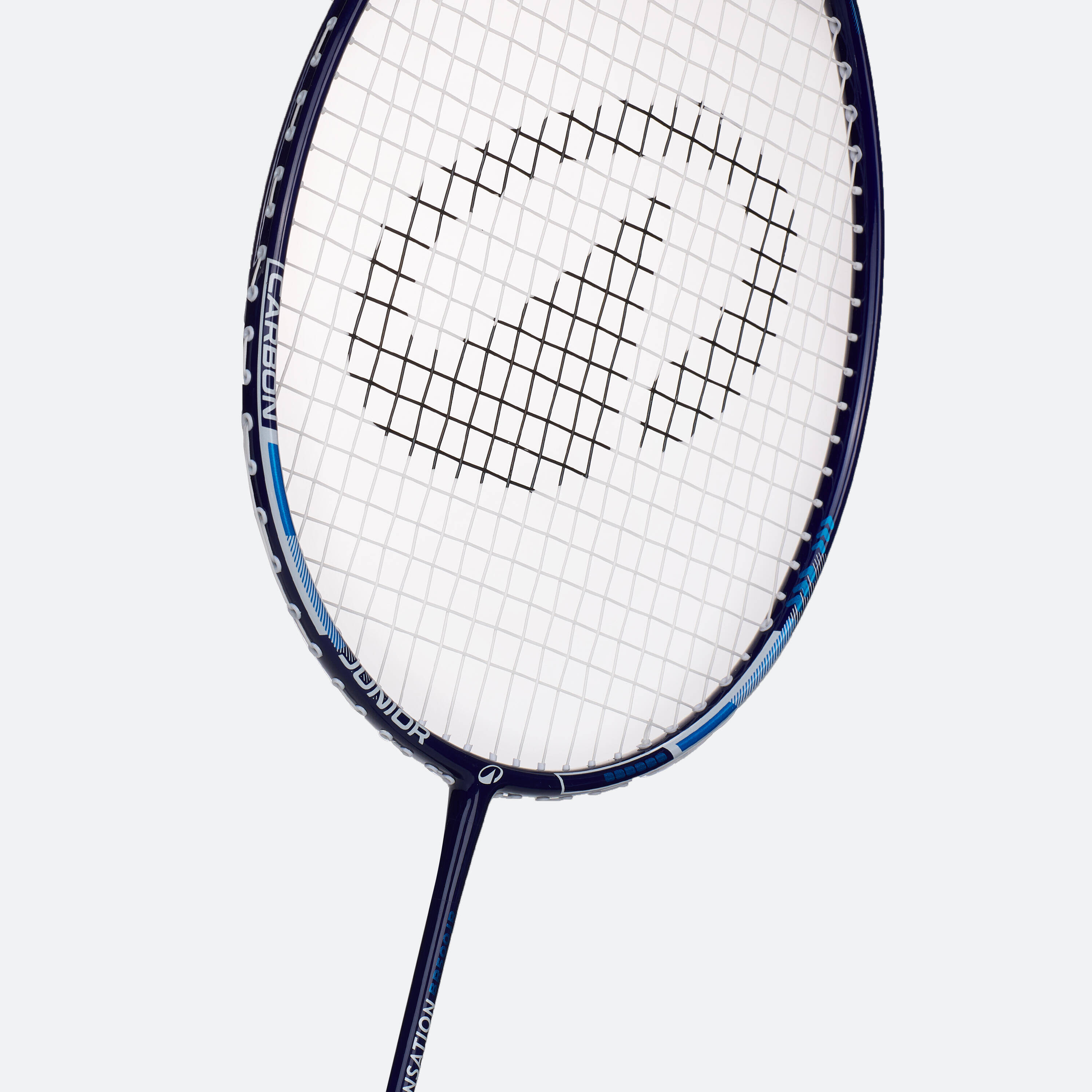 JUNIOR BADMINTON RACKET BR 500 ROYAL BLUE -  4