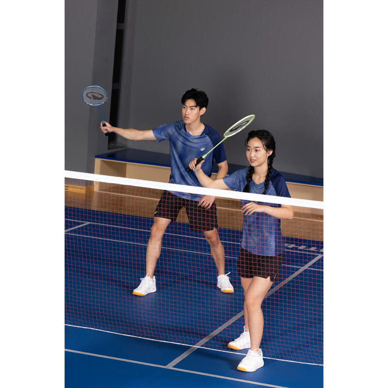 Yetişkin Badminton Raketi - Mavi/Lime - BR 190 Set Partner