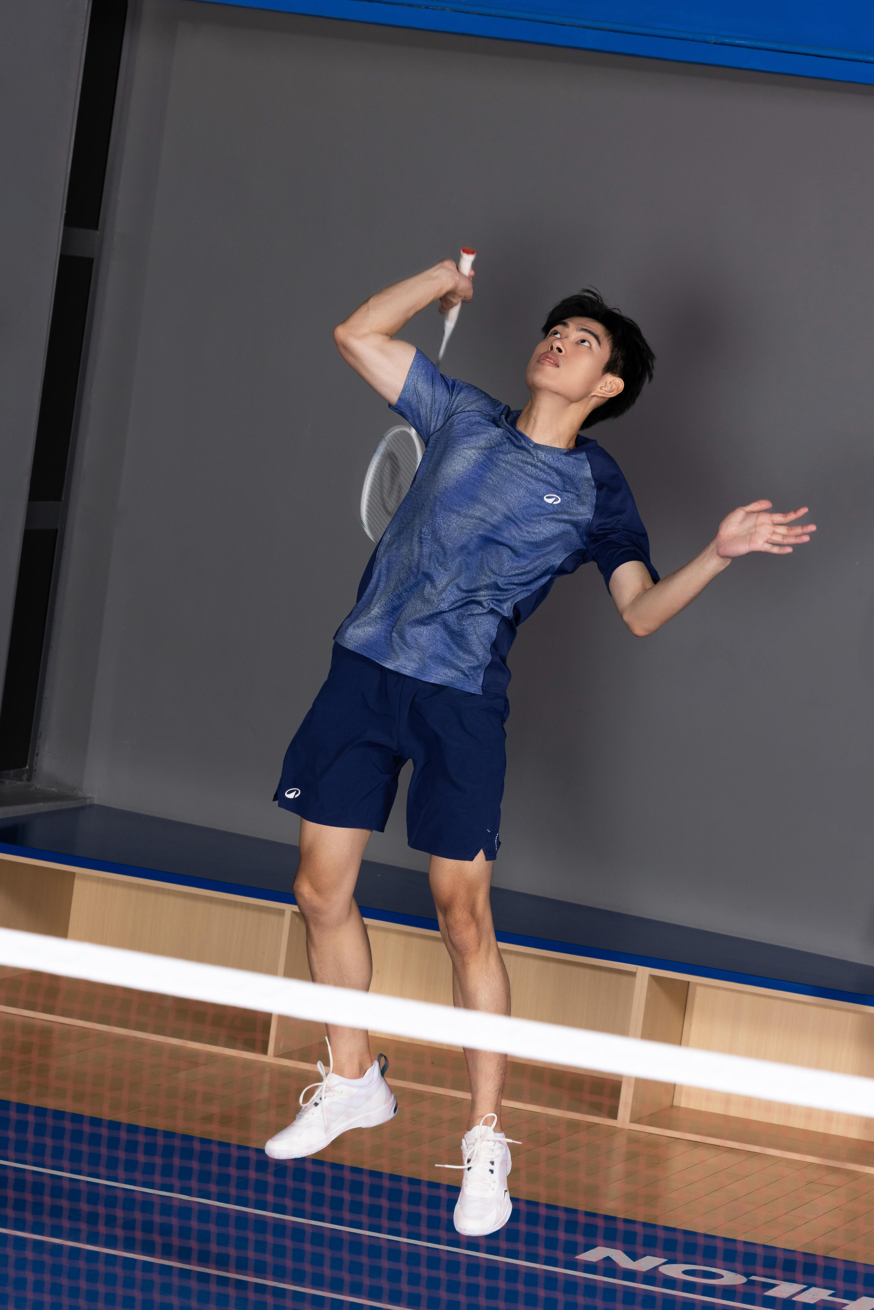 T-shirt badminton uomo LITE 560 blu 11/14