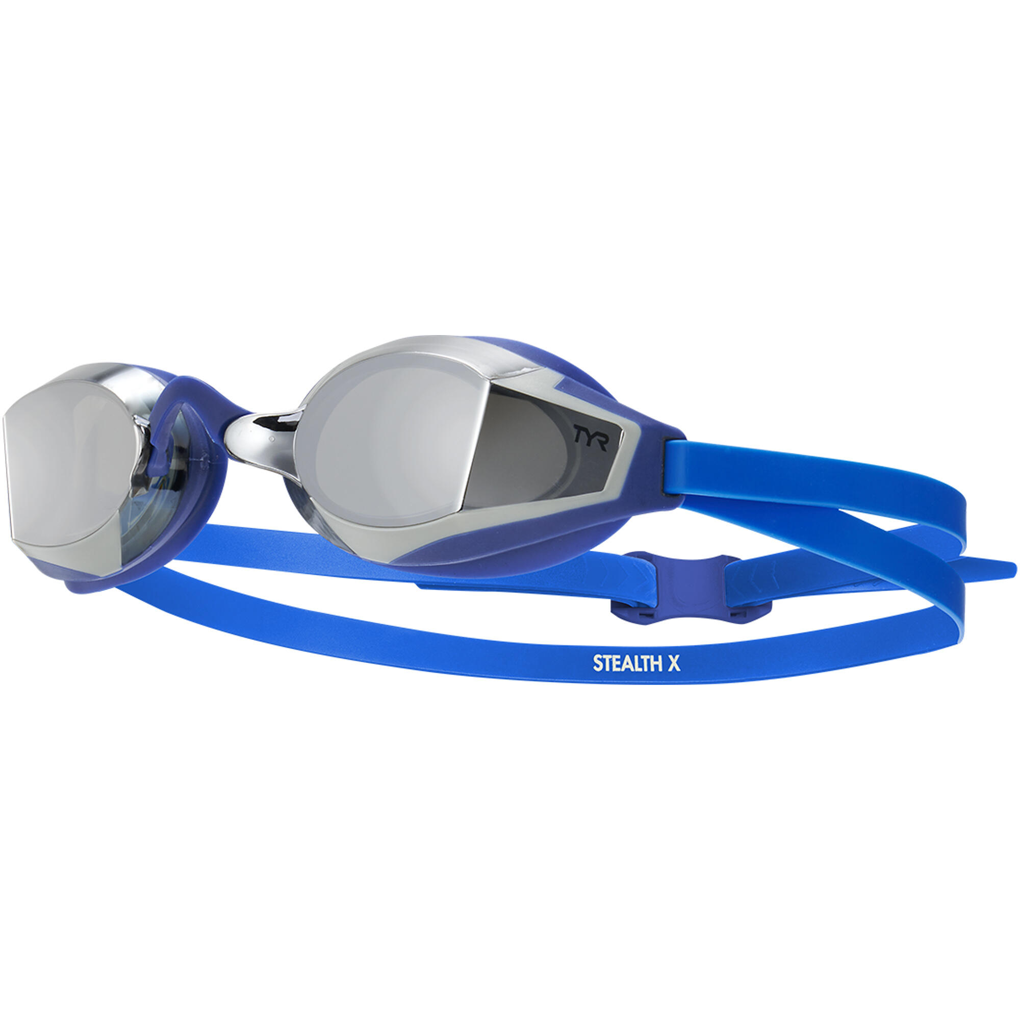 Okularki pływackie TYR Stealth-X Adult z lustrzanymi szkłami 1/1