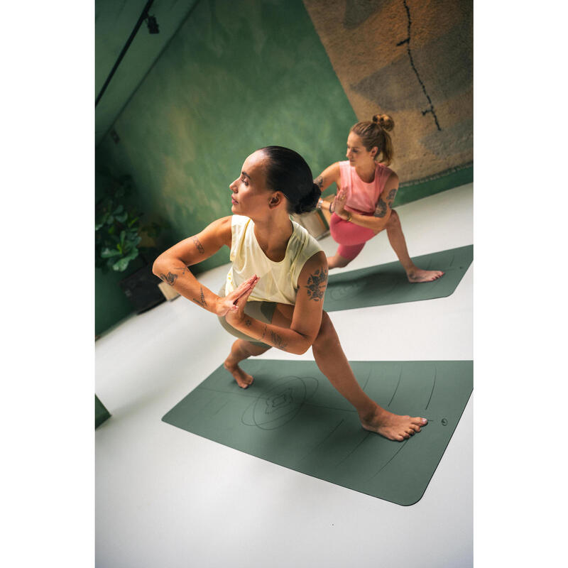 Maiou lejer și respirant pentru yoga/pilates Galben Damă