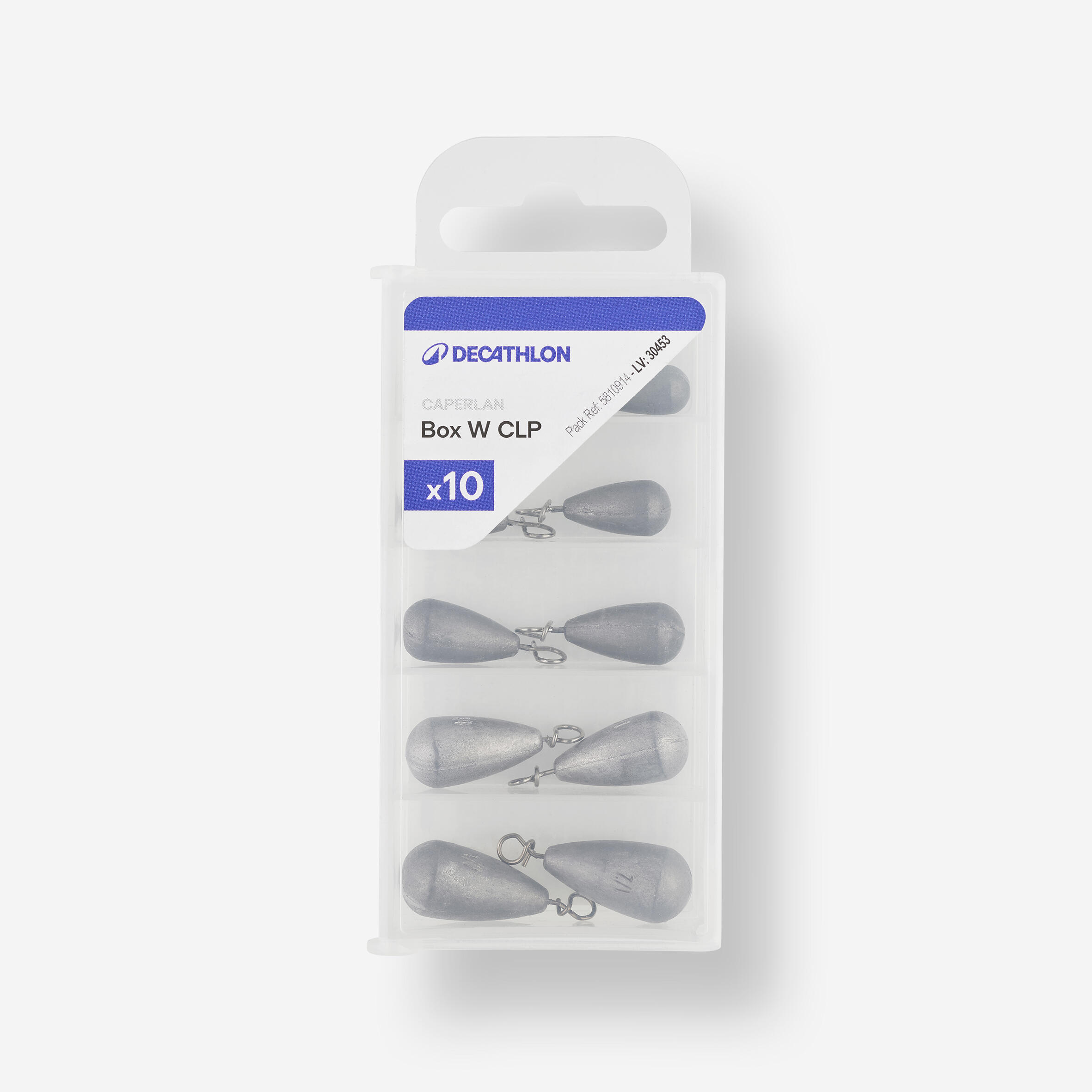 CAPERLAN Box W Clp škatuľka s pripínacími záťažami