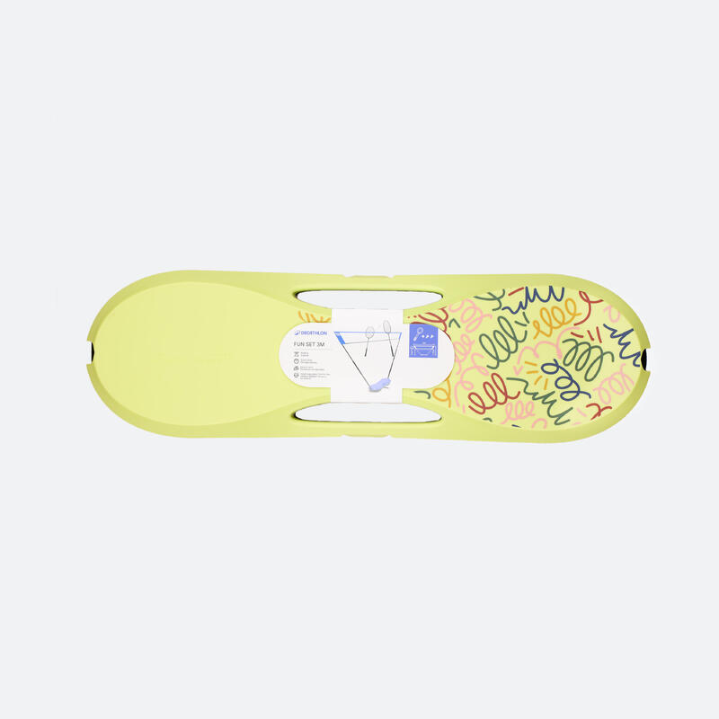 Fileu de badminton Fun Set 3 metri - Galben