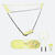 Kit Fun avec Filet de Badminton 3M - Jaune Pop