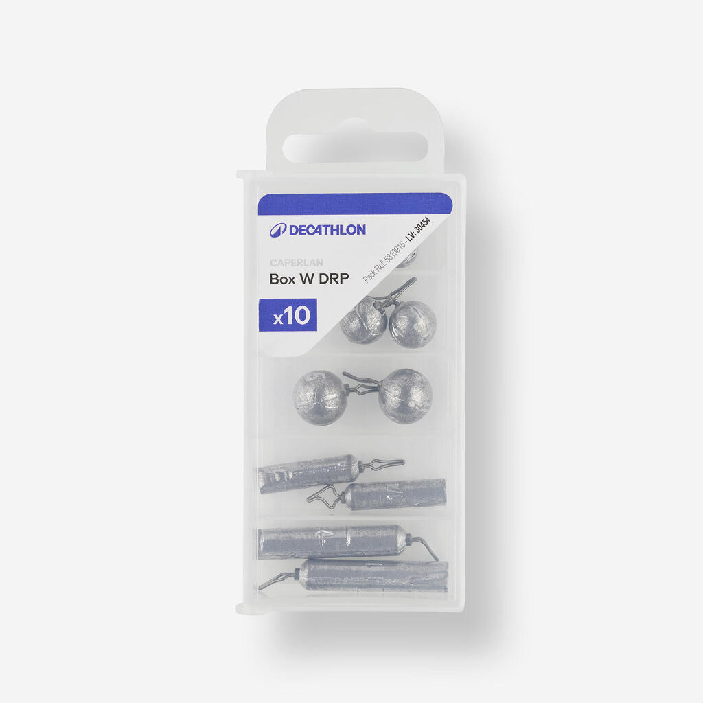 ŠKATLA W DRP uteži za 'drop shot' trnke