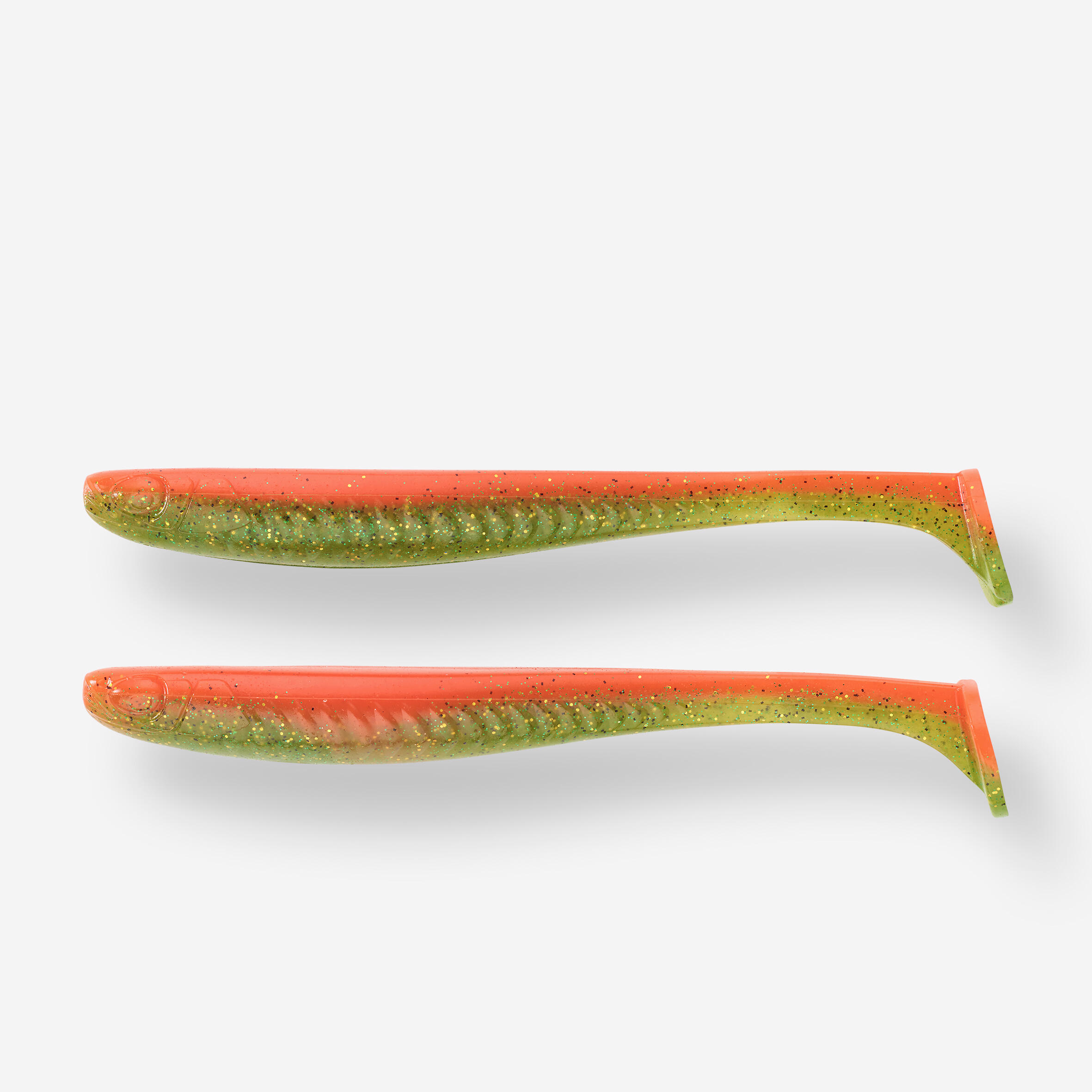 CAPERLAN Yubari Fat Shad 20cm - 8" Orange - shad na šťuky s atraktantom