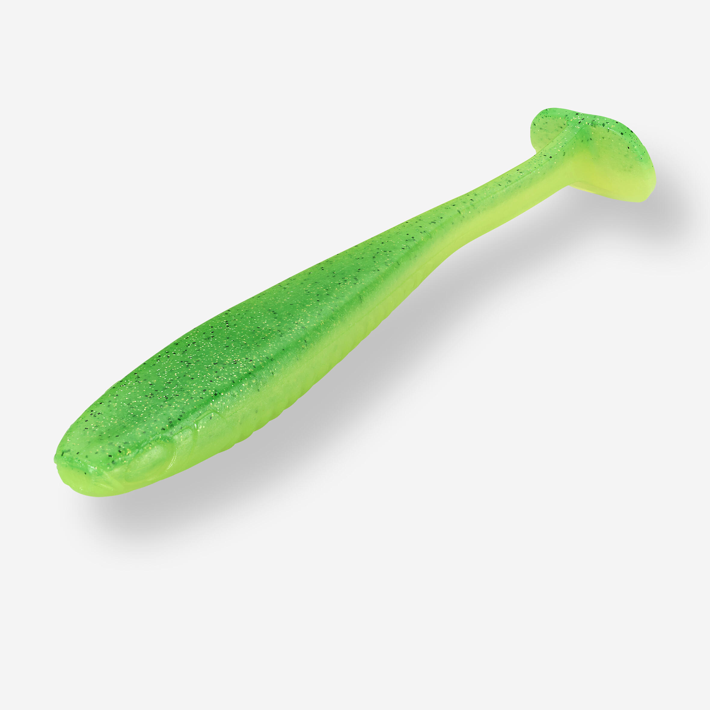 YUBARI FAT SHAD 20cm - 8" FLUO GREEN shad brochet avec attractant 2/5