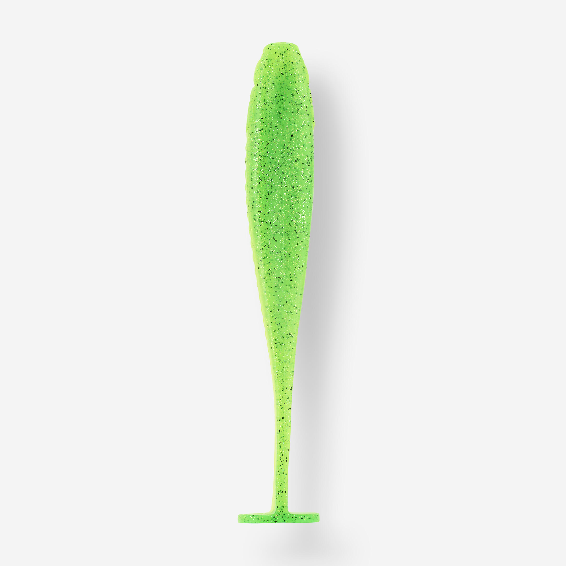 YUBARI FAT SHAD 20cm - 8" FLUO GREEN shad brochet avec attractant 3/5