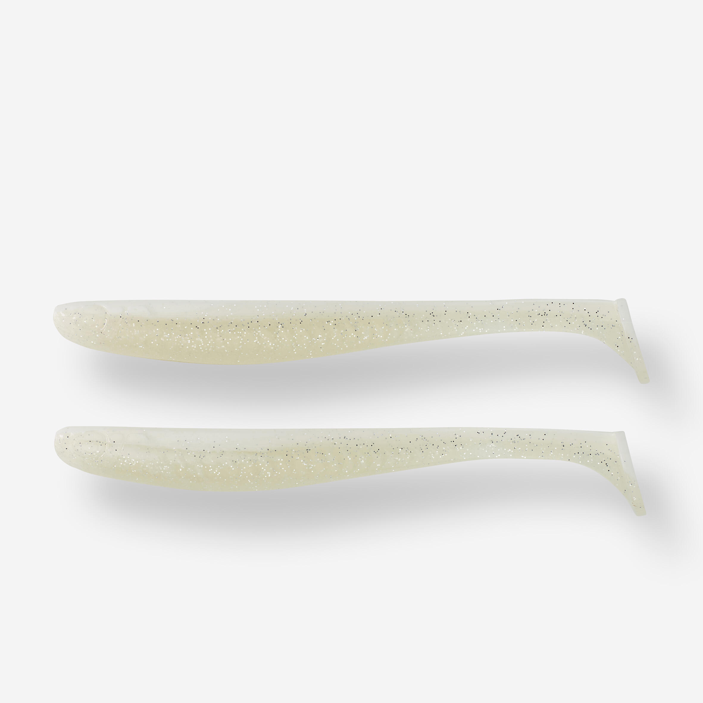 YUBARI FAT SHAD 20cm - 8" WHITE shad brochet avec attractant