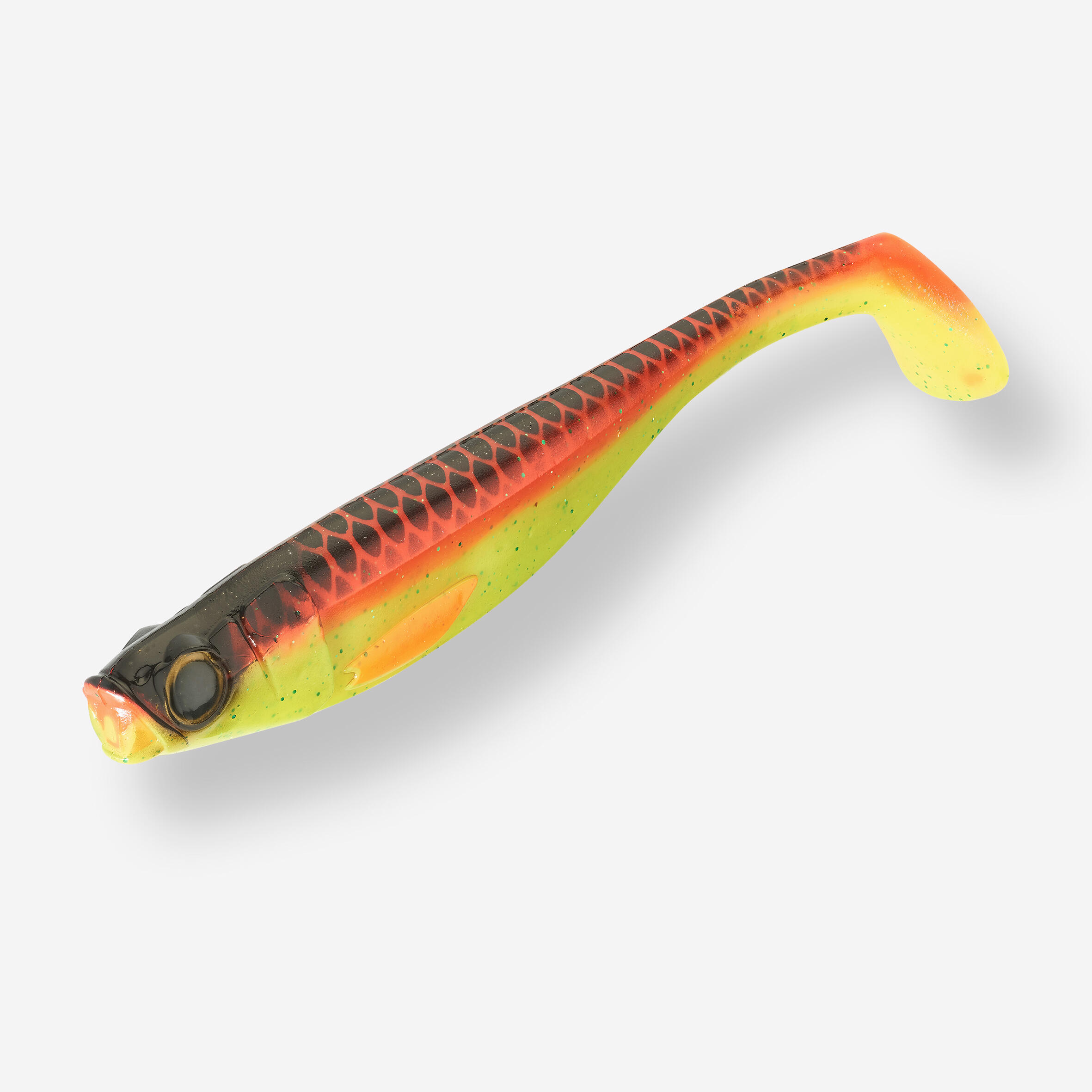 Gummifisch Shad Rogen Slim orange  2/10