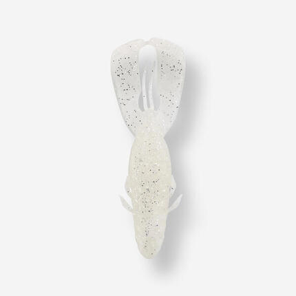 Leurre souple pêche avec attractant YUBARI PCRW 3,5" WHITE PUNCHING CRAW