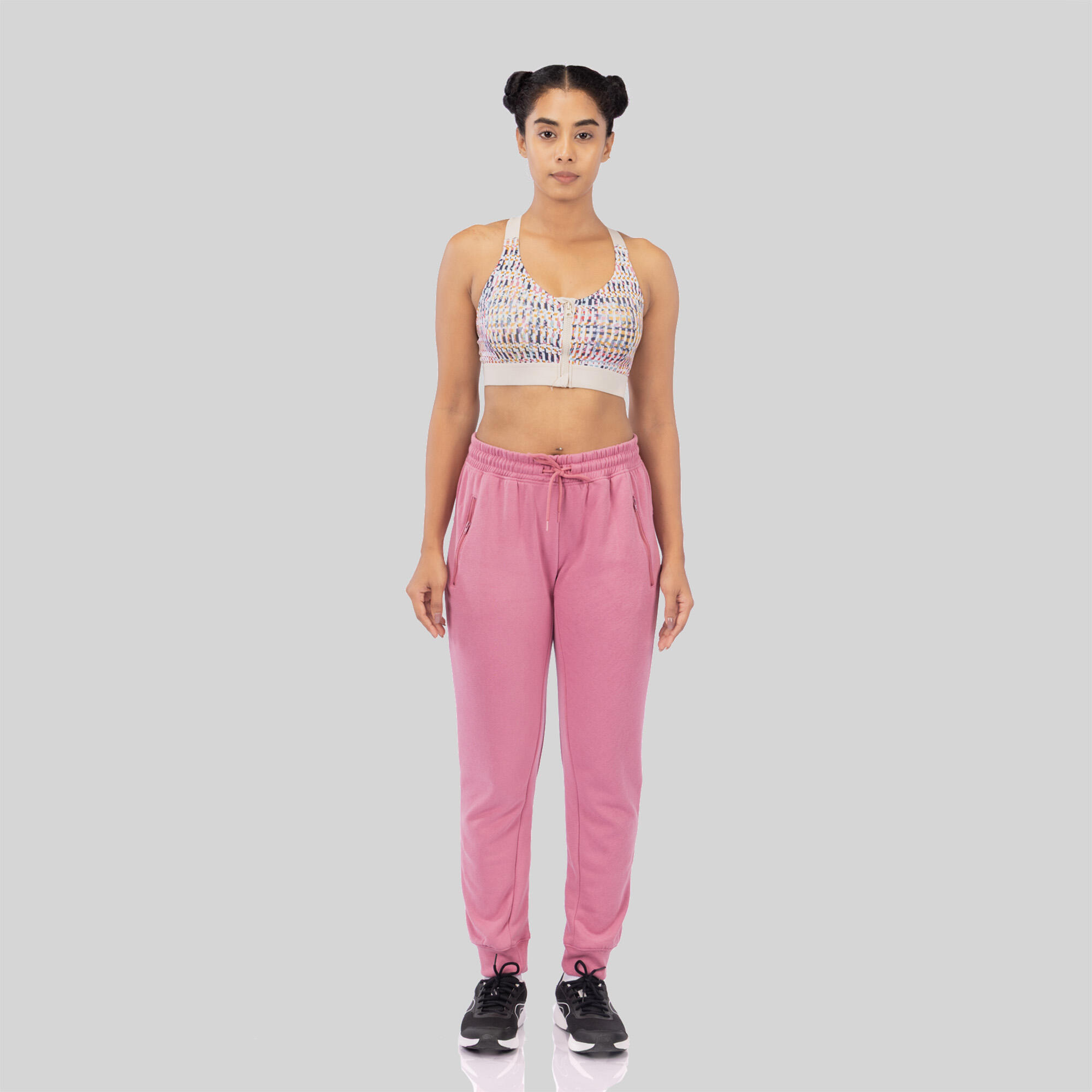 Fitness Slim-Fit Fleece Bottoms - Sage Green