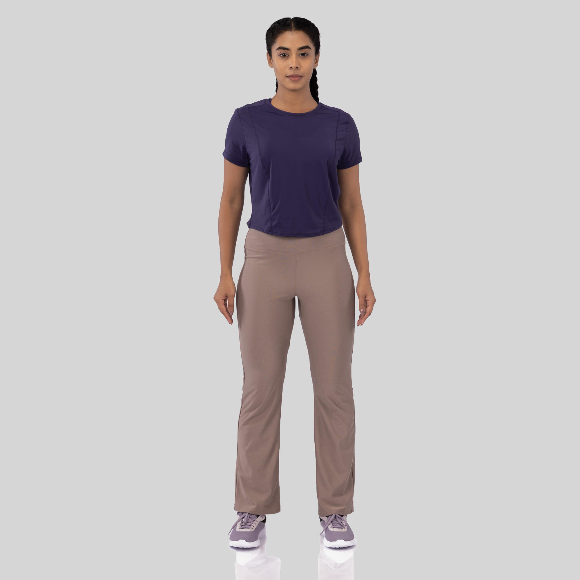 domyos Women's Stretchy and Breathable Fitness T-Shirt-picture-19