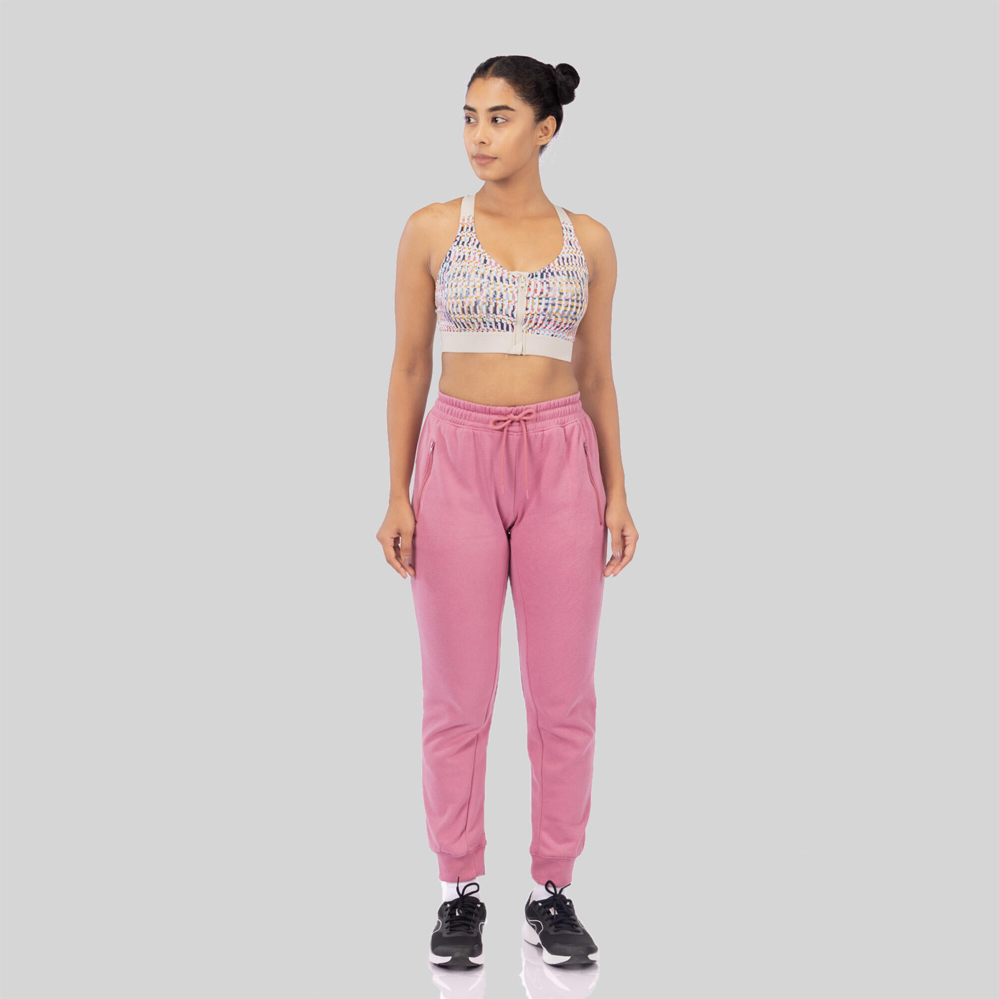 Fitness Slim-Fit Fleece Bottoms - Sage Green