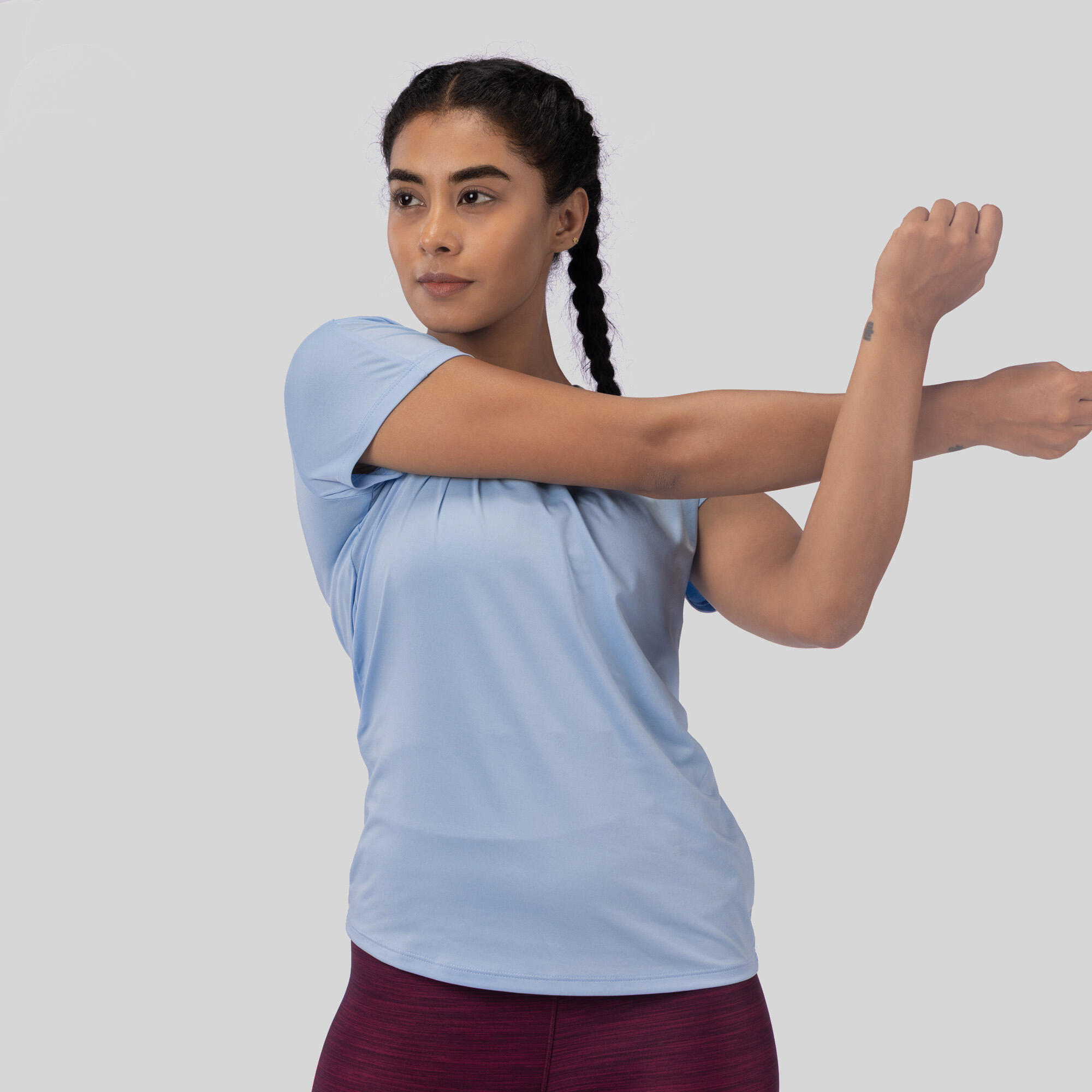 Women's Short-Sleeved Fitness Cardio T-Shirt