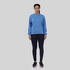 Women's Brushed Fleece Fitness Sweatshirt - Forget-Me-Not Blue
