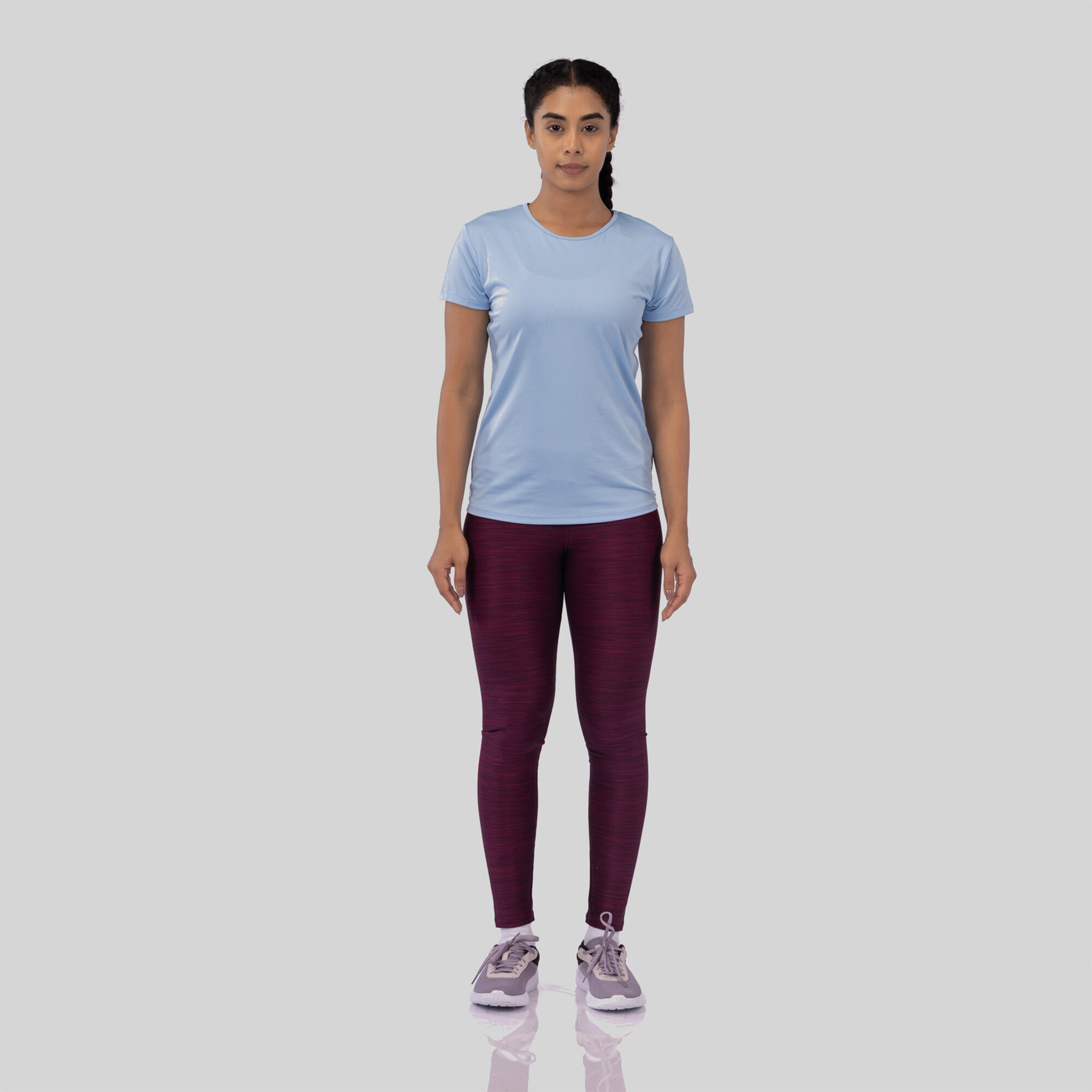 Women's Short-Sleeved Fitness Cardio T-Shirt