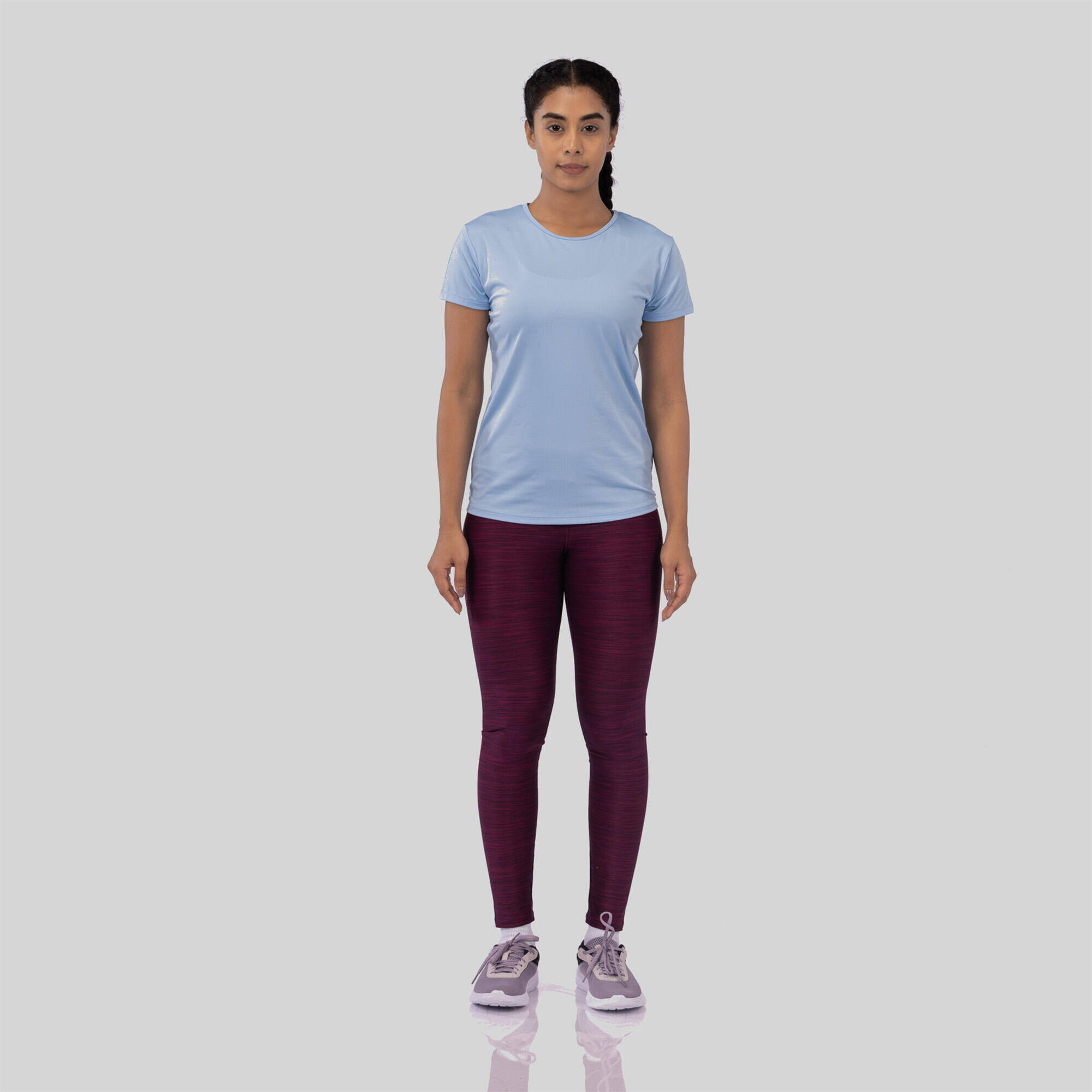 Women's Short-Sleeved Fitness Cardio T-Shirt