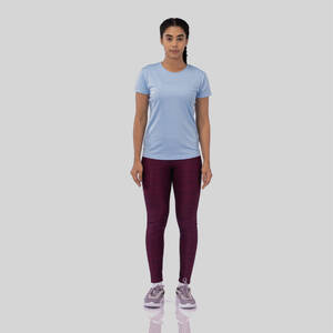 Women's Short-Sleeved Fitness Cardio T-Shirt