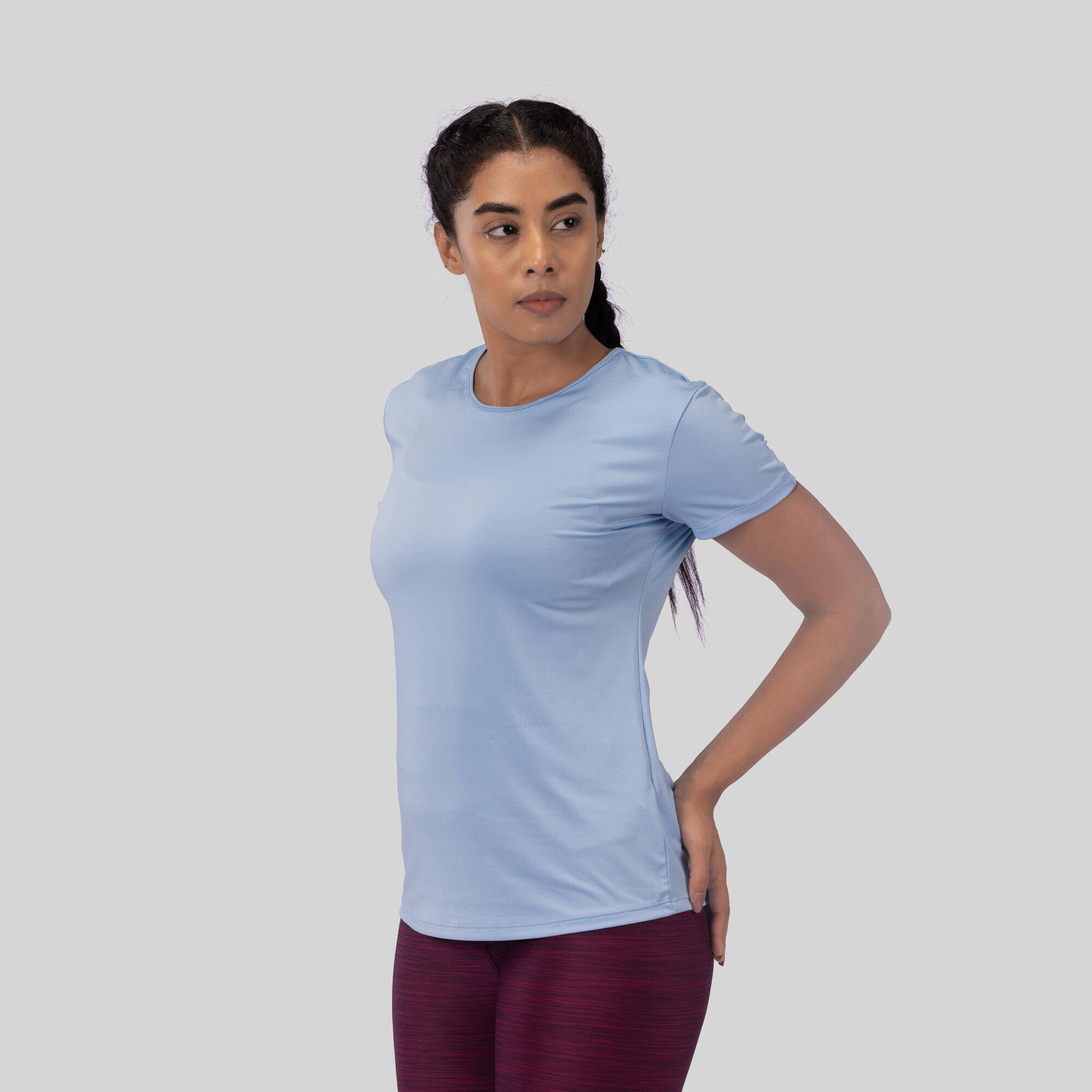 Women's Short-Sleeved Fitness Cardio T-Shirt -  5