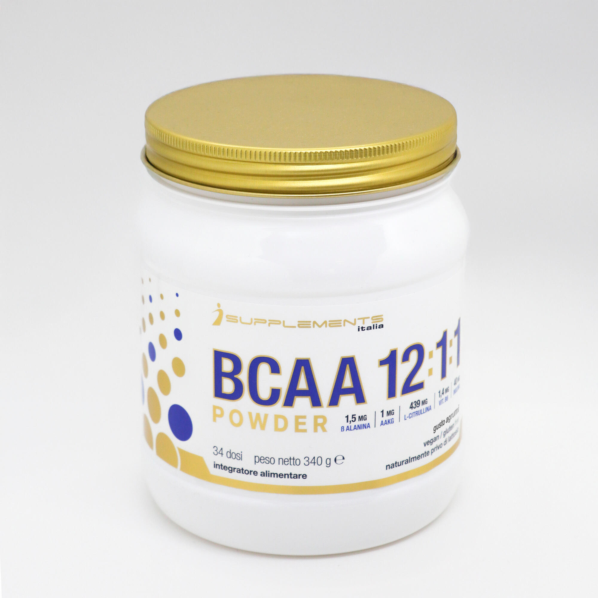 ISUPPLEMENTS Integratore alimentare Isupplements BCAA 12:1:1 POLVERE AGRUMI