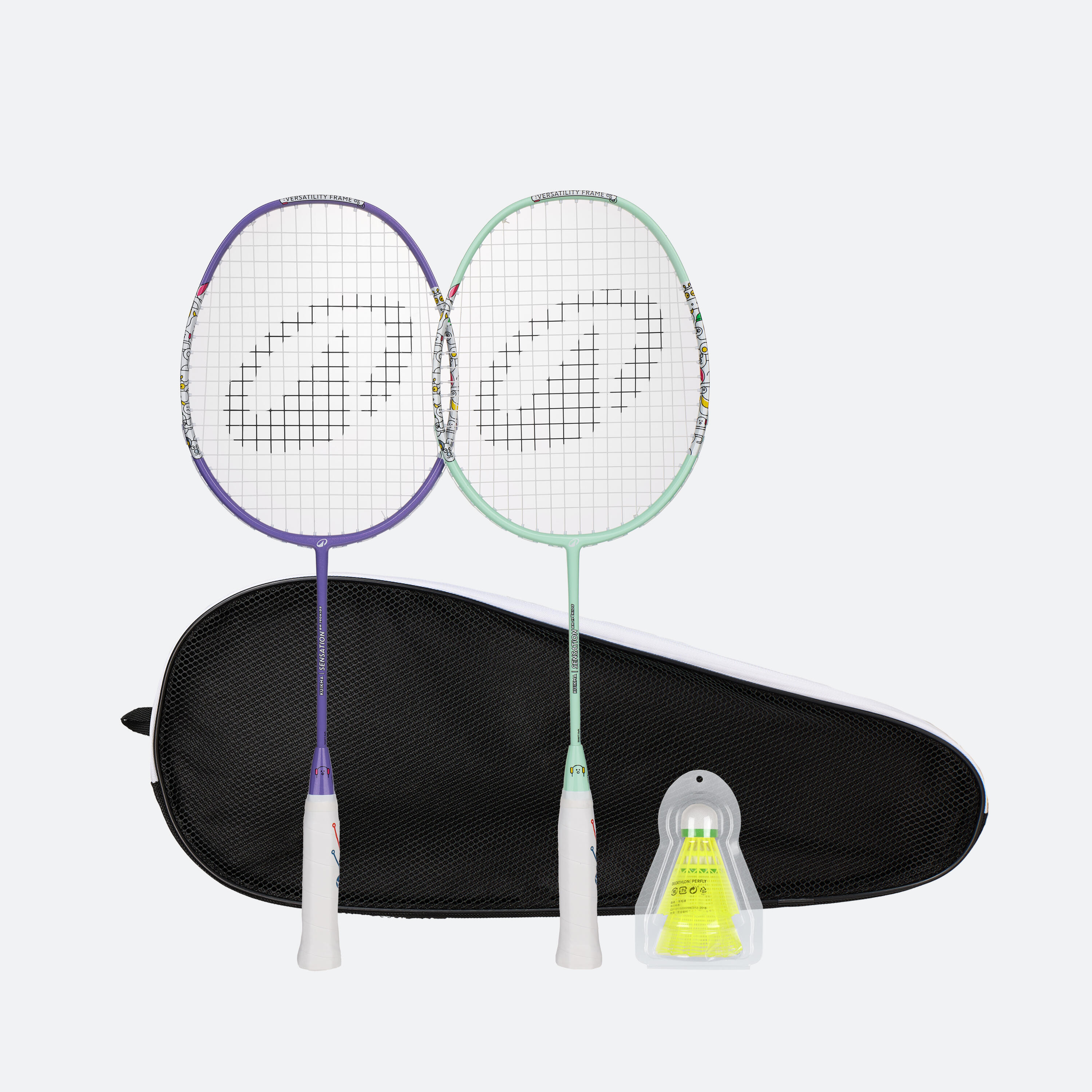 KID RACKET BR 190 SENSATION KID SET GREEN PURPLE