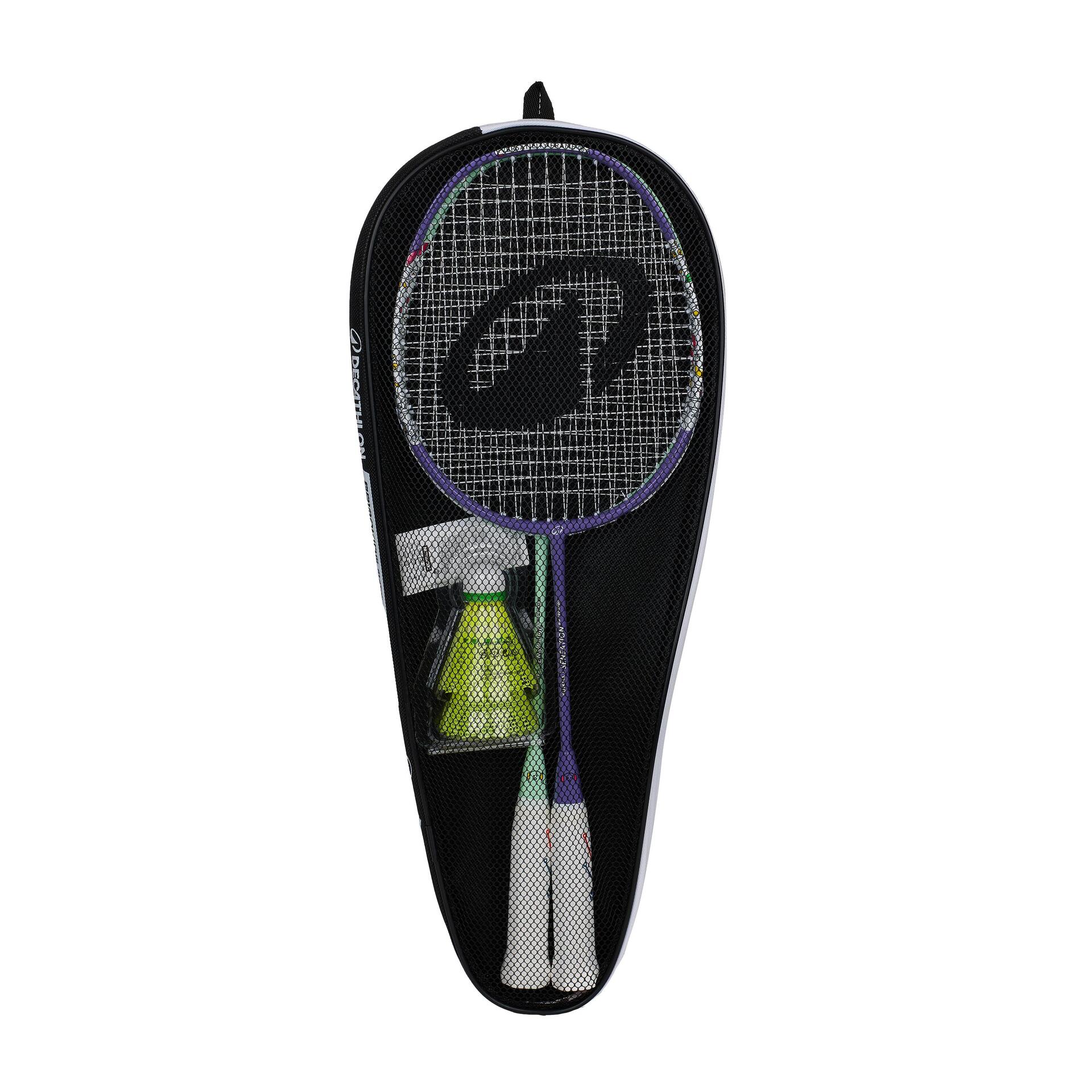 Kid With Big Racket KID RACKET BR 190 SENSATION KID SET GREEN PURPLE