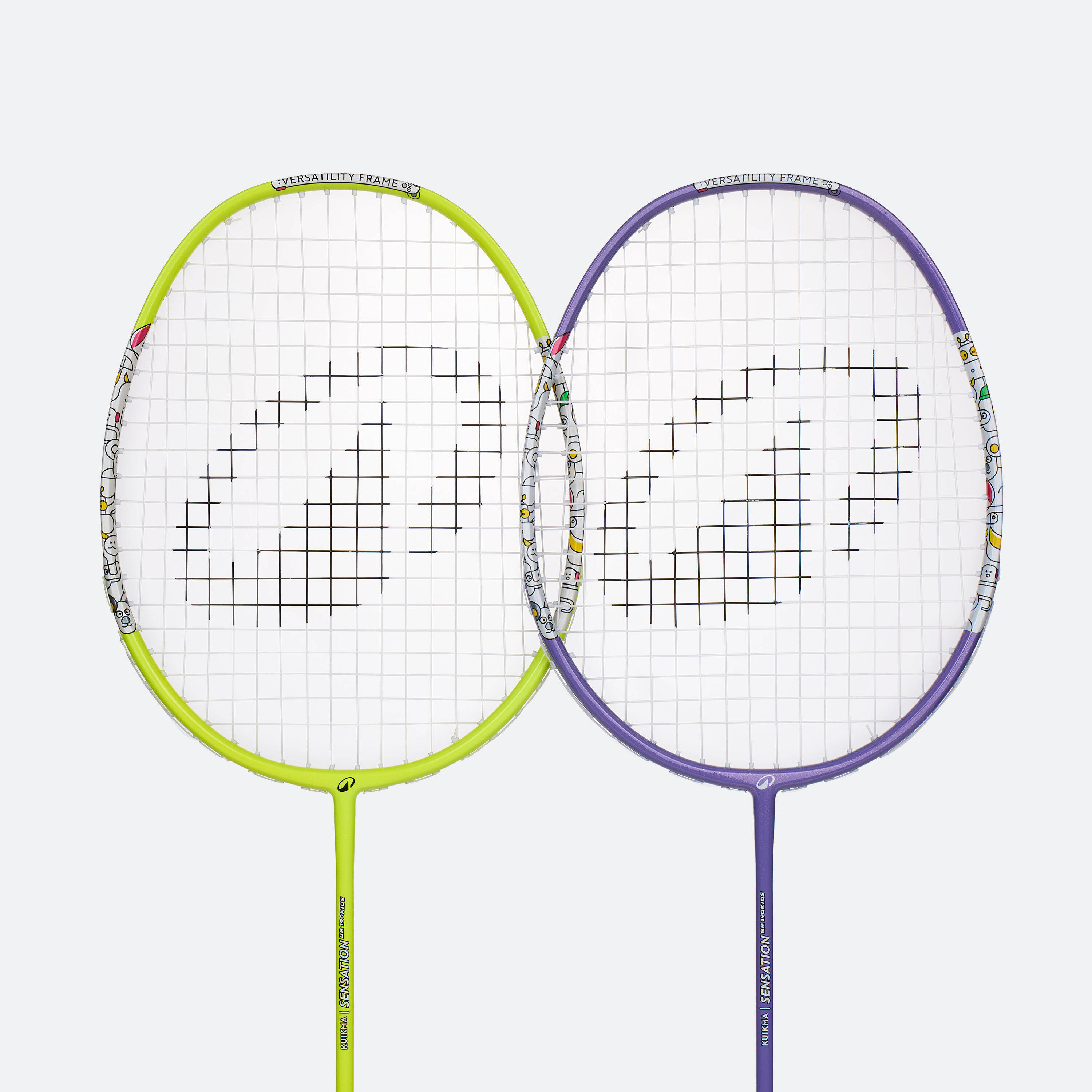 KID RACKET  BR 190 SENSATION KID SET LIME PURPLE -  2