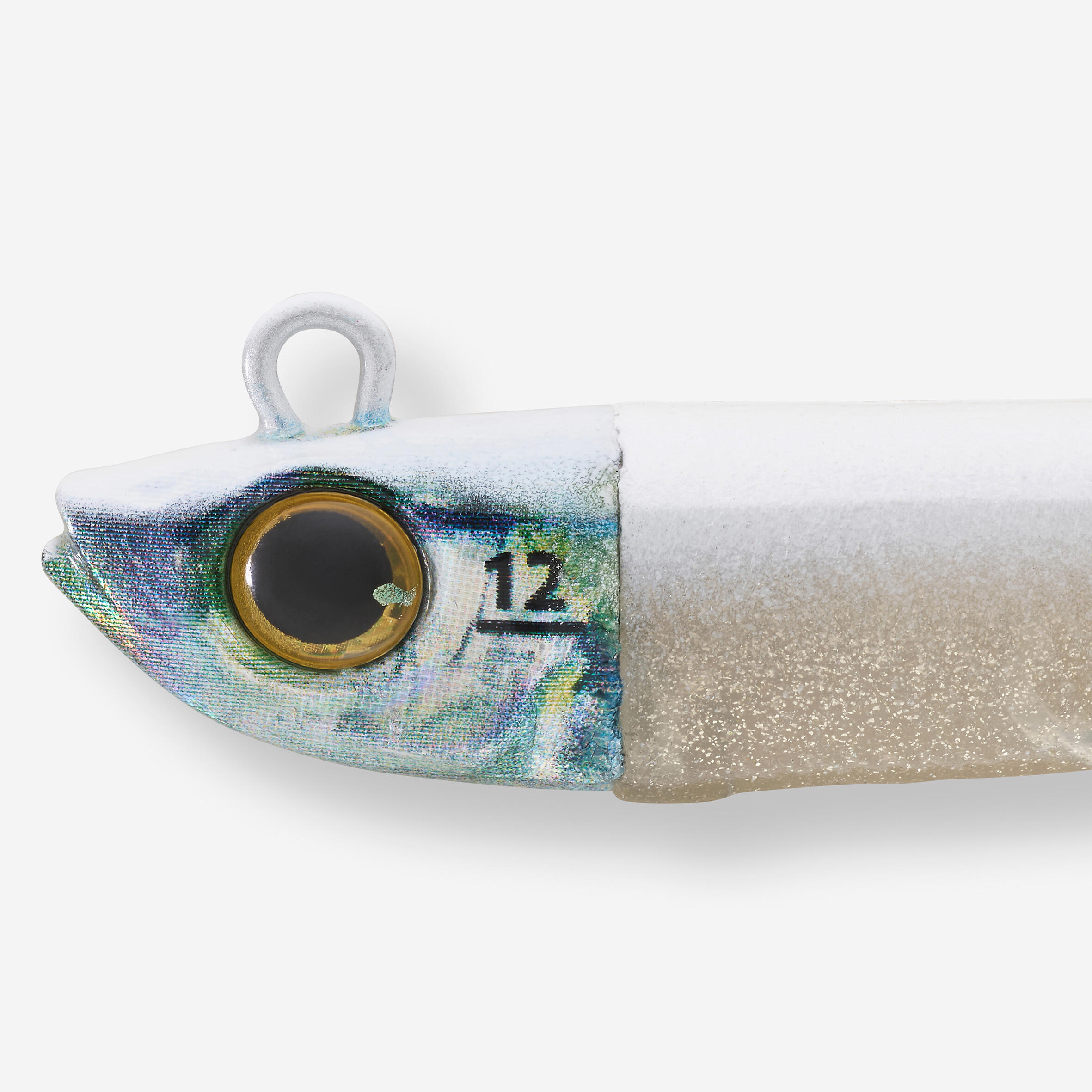 Combo leurres souples texan COMBO ANCHO 90 12GR BLANC x2 pêche en mer 4/6