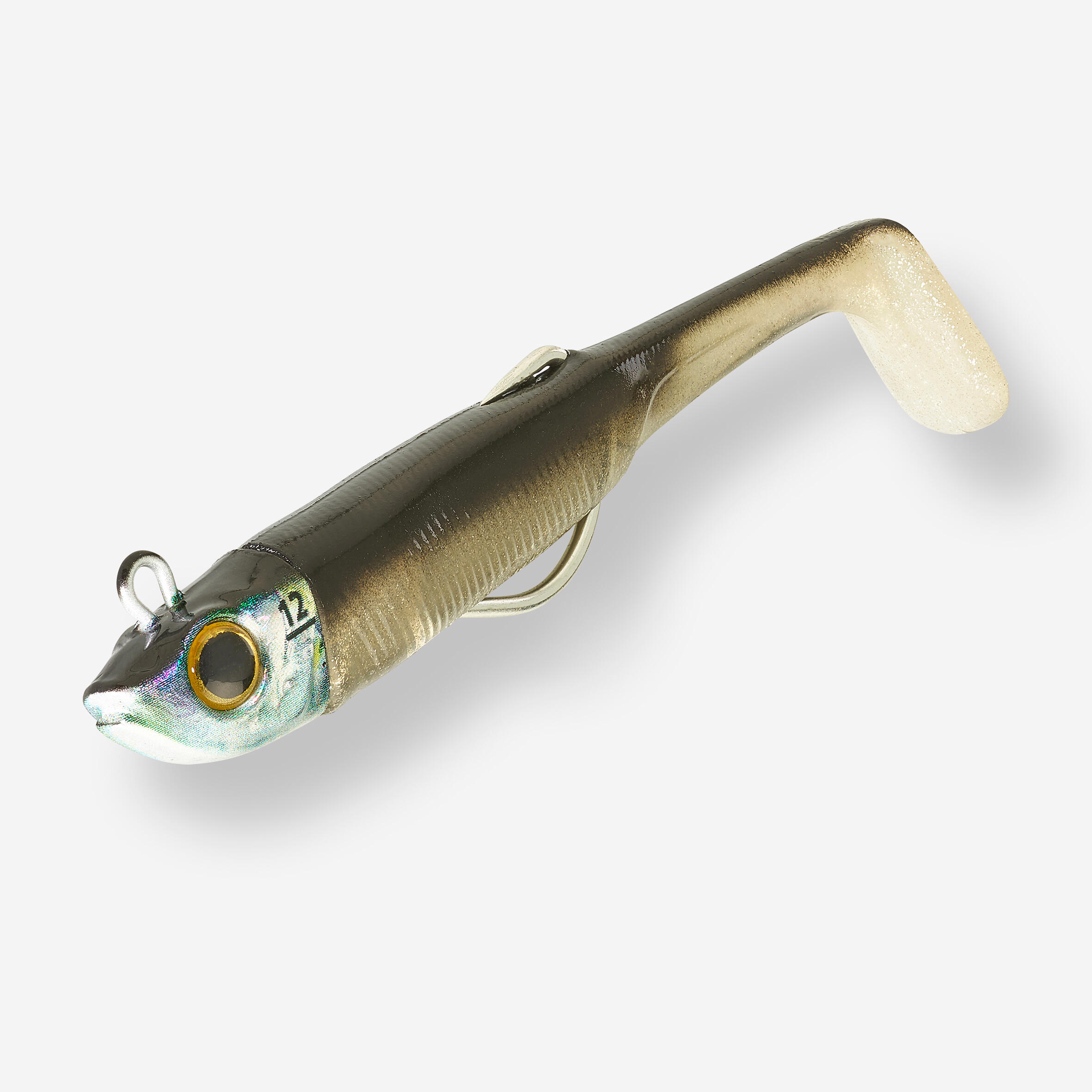 Combo leurres souples texan COMBO ANCHO 90 12GR DOS NOIR x2 pêche en mer 2/6