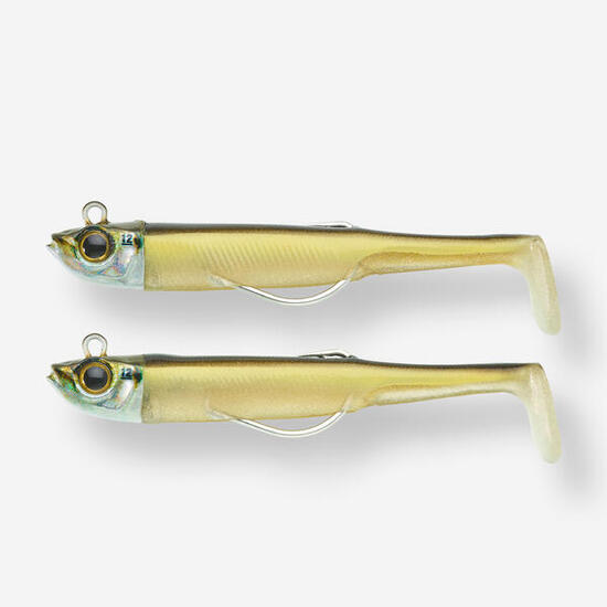 Combo leurres souples texan COMBO ANCHO 90 12GR AYU x2 pêche en mer
