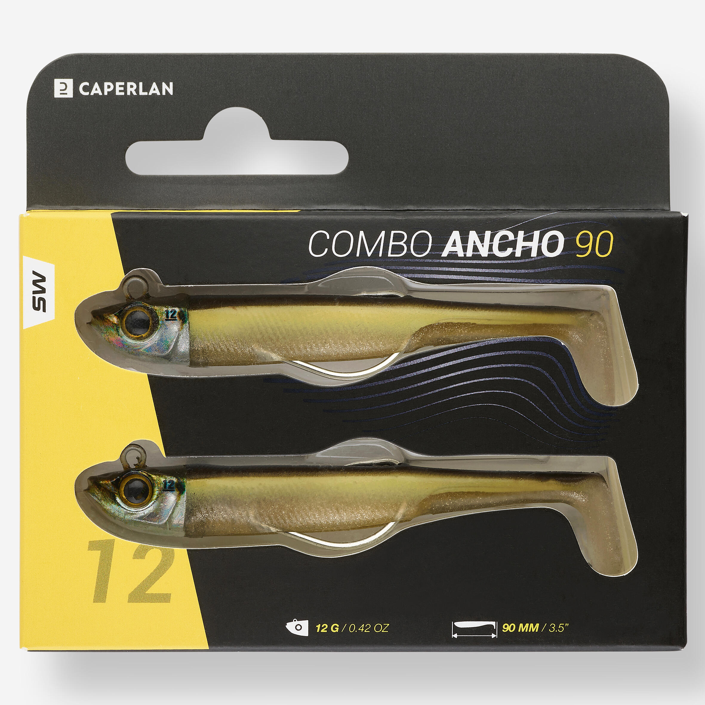 Combo leurres souples texan COMBO ANCHO 90 12GR AYU x2 pêche en mer 6/6