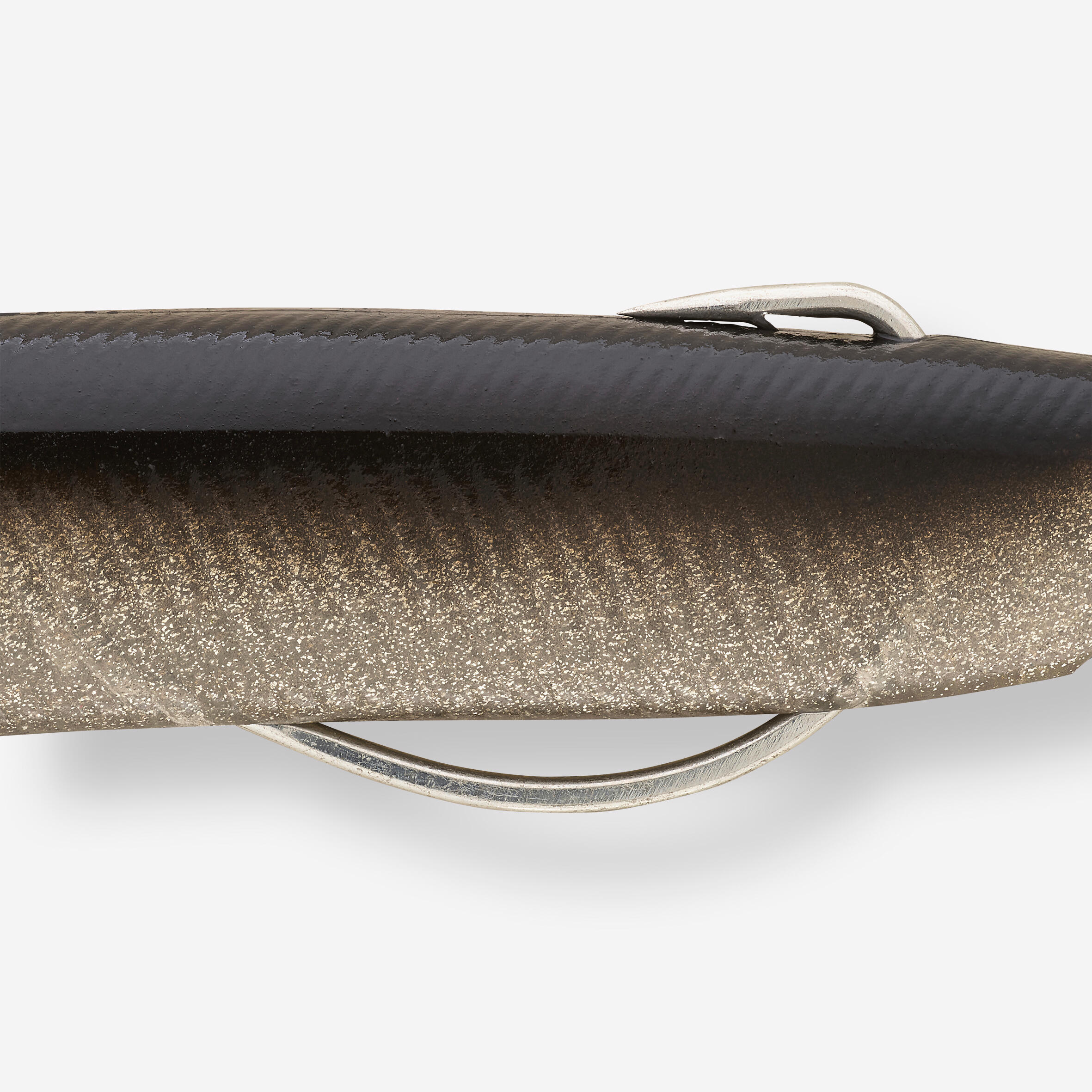 Kit Gummiköder Texas Shad Ancho 120 18 g schwarzer Rücken Meeresangeln 5/6